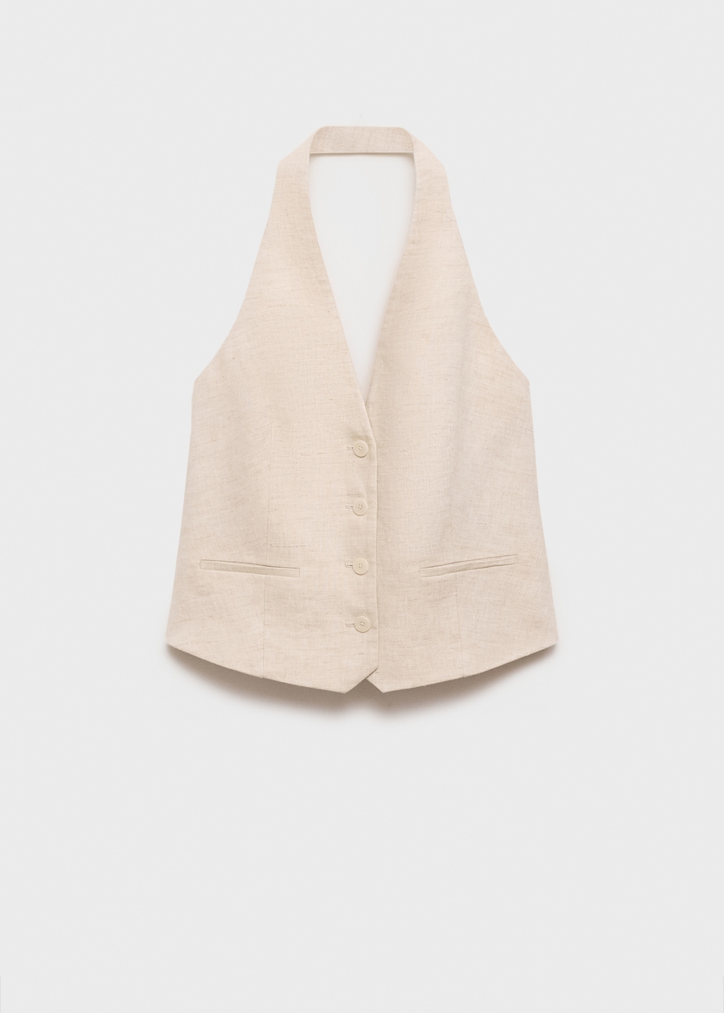 YANYAN/ヤンヤン　Linen Mabo VEST サイズM LINEN LINKS WEARABLE VEST(FREE SIZE Black): Vintage 1.1｜THE