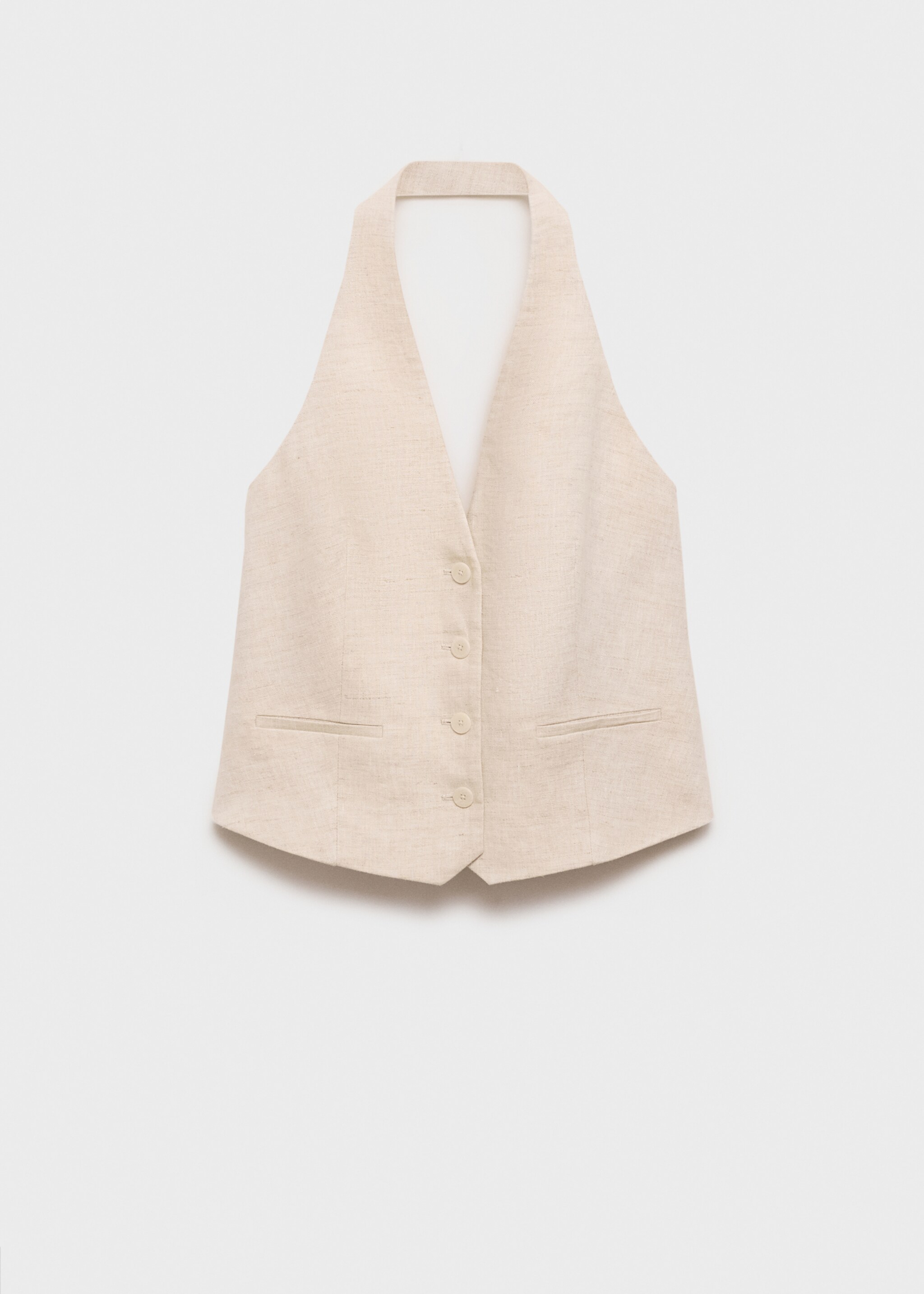 Linen suit waistcoat - Article without model