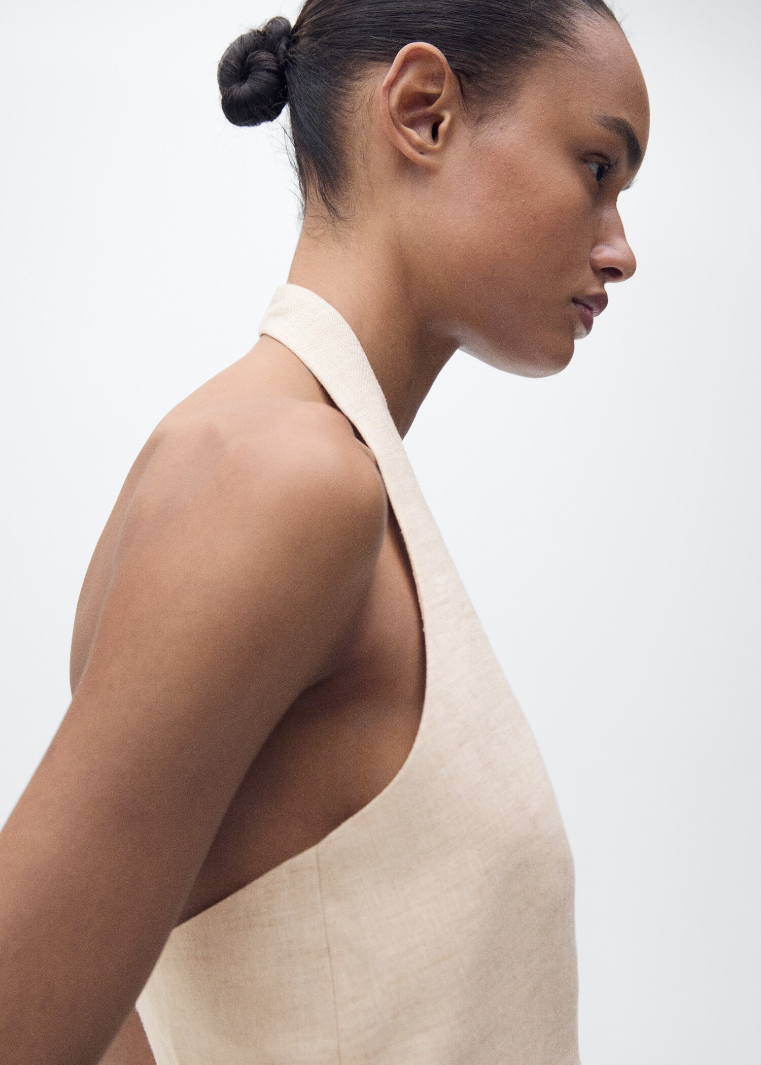 Linen suit waistcoat - Details of the article 1