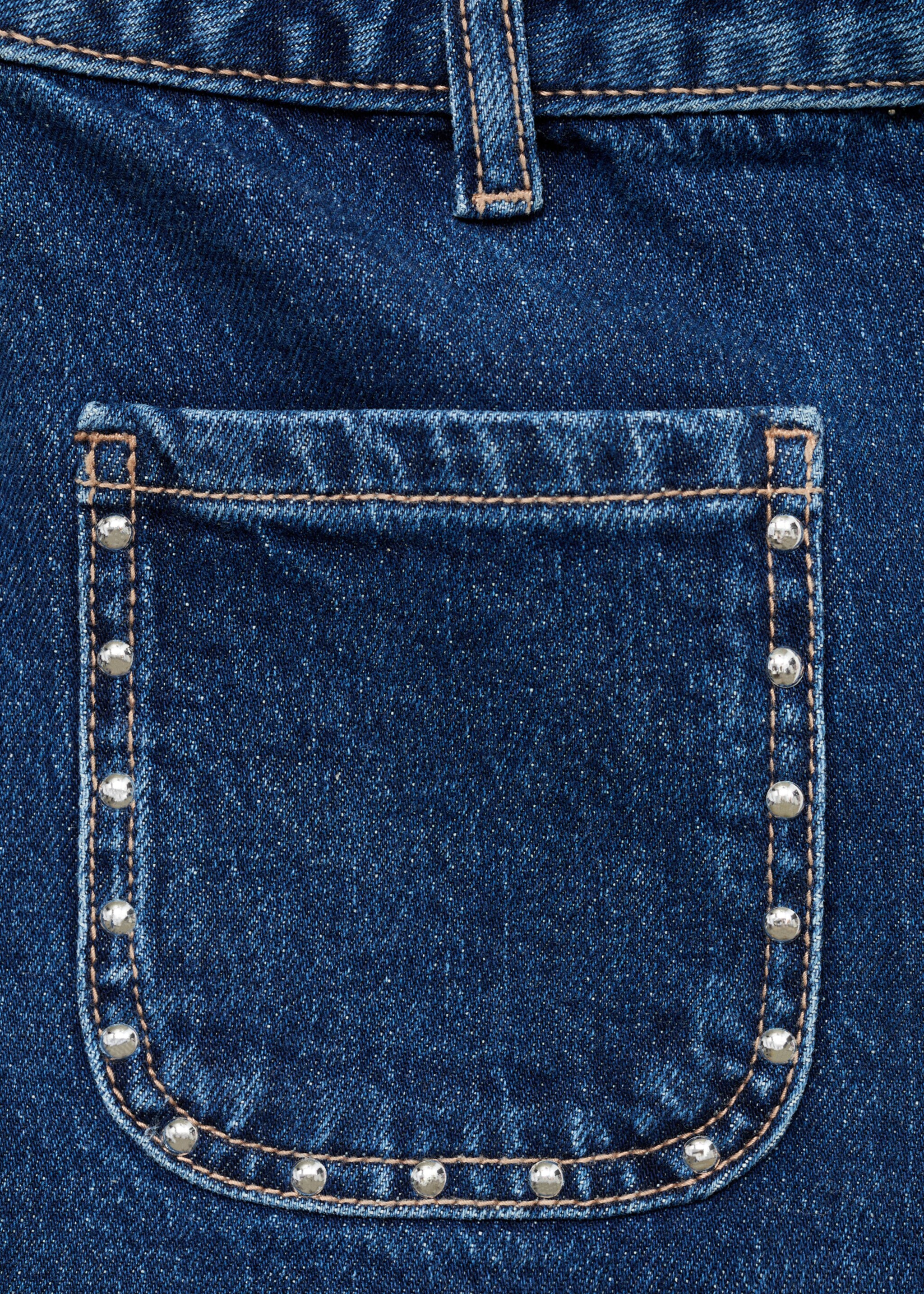 Studded denim shorts - Details of the article 0