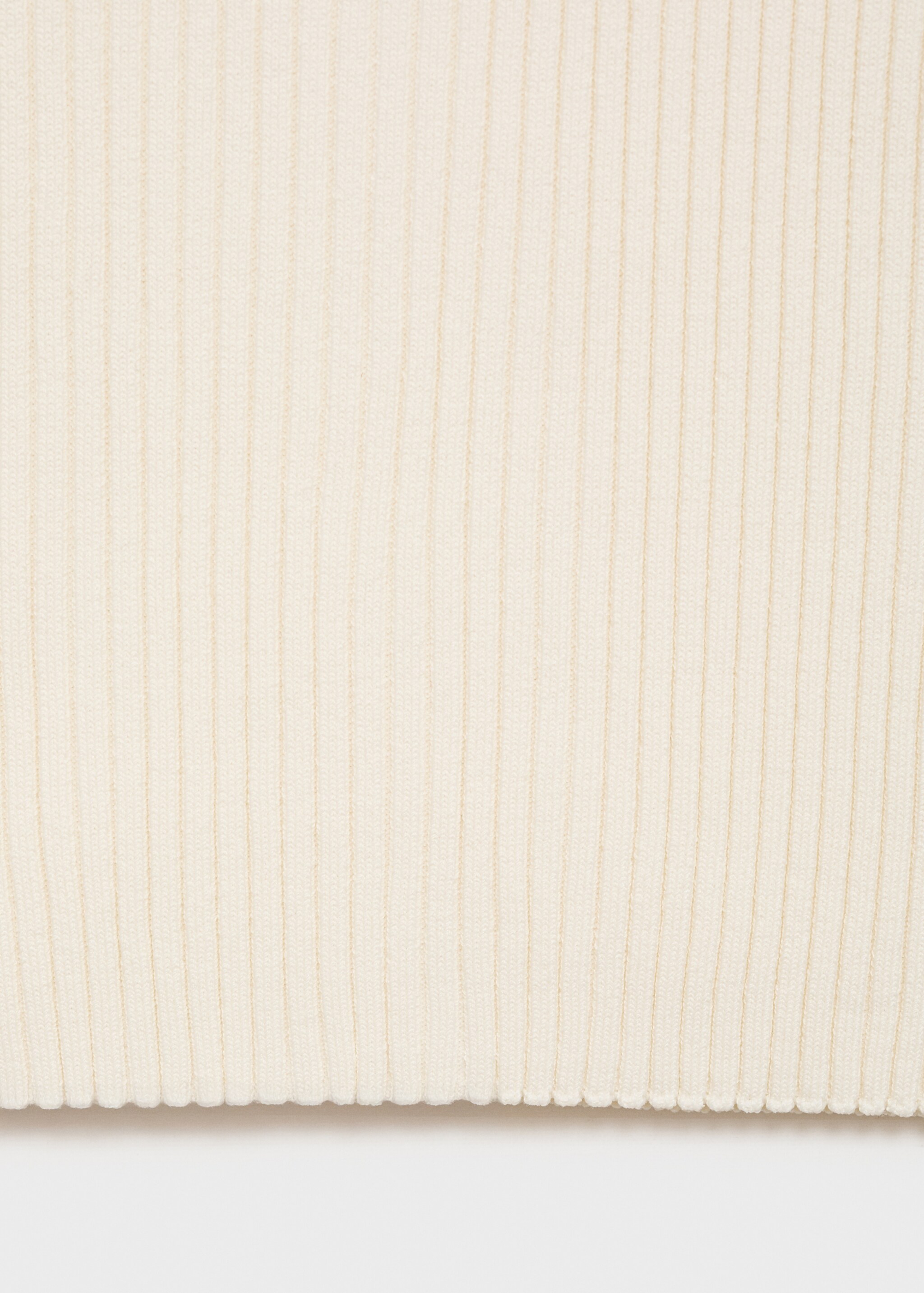 Ribbed polo-neck sweater - Details of the article 0