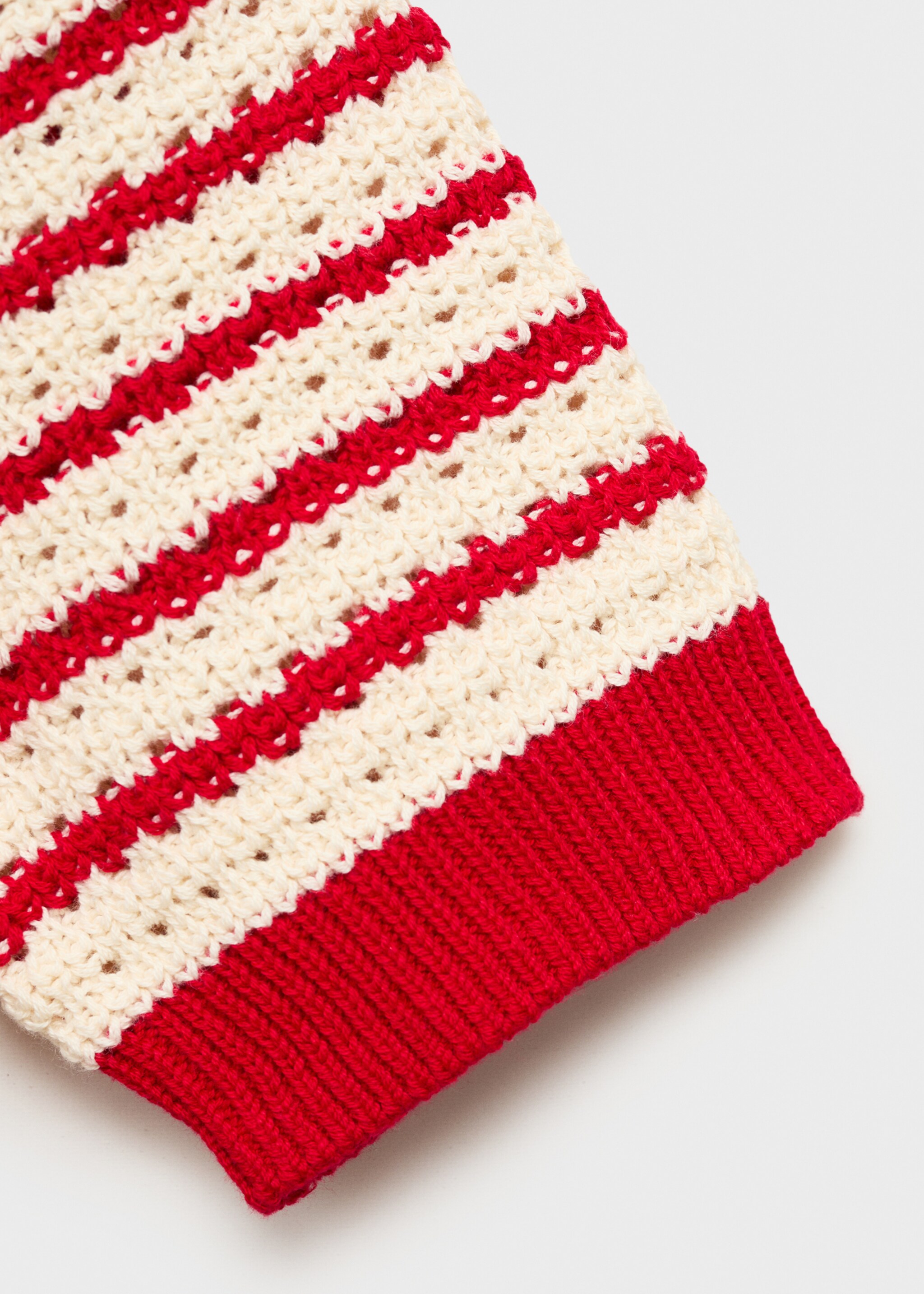 Jersey crochet manga corta rayas - Detalle del artículo 0