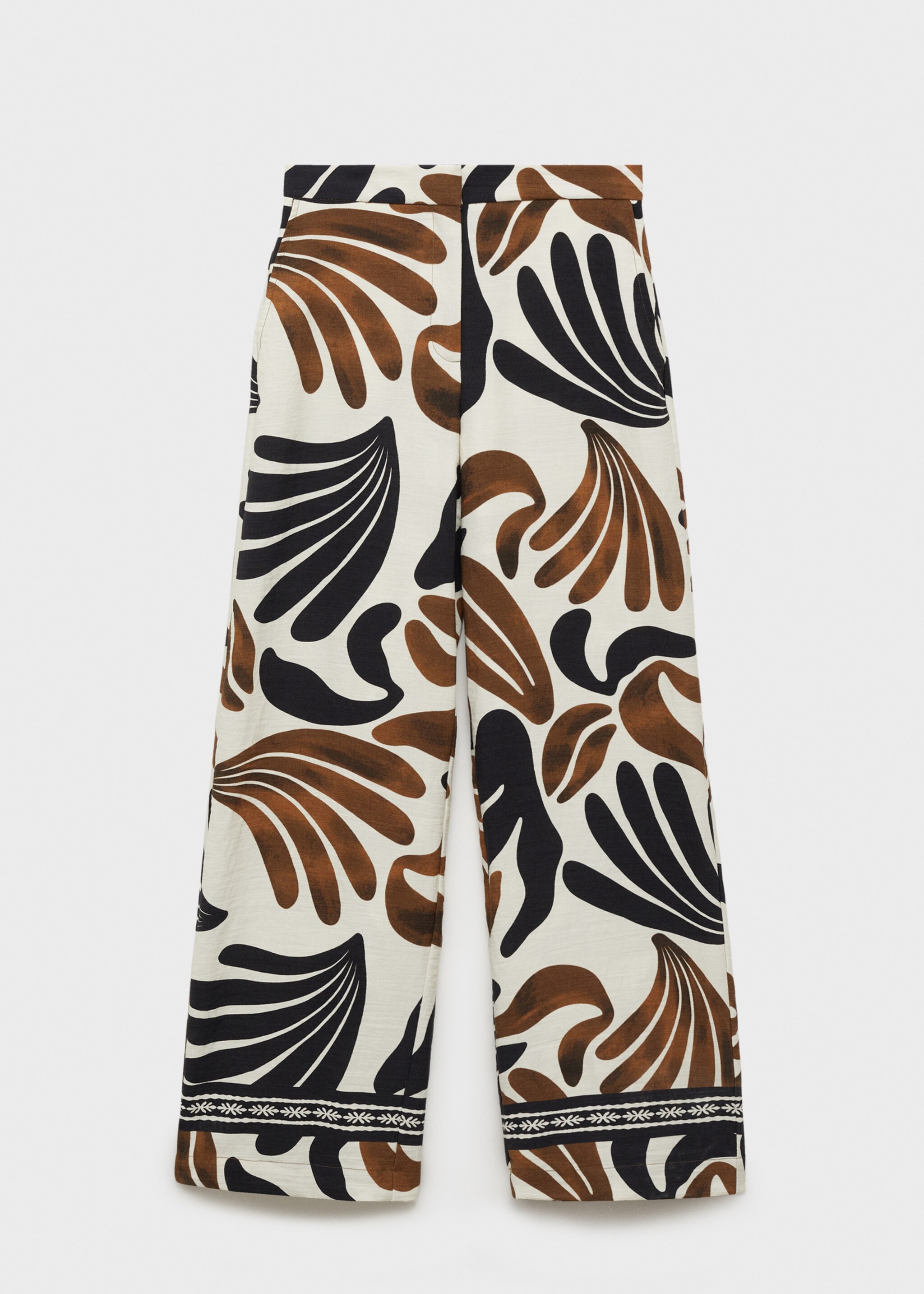 Pantalón wideleg estampado abstracto - Artículo sin modelo