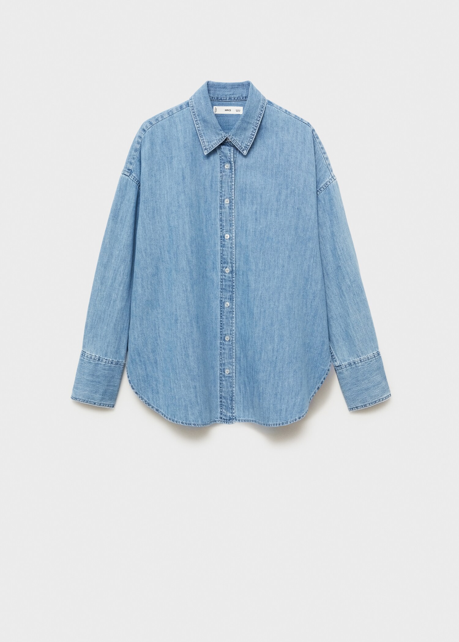 Oversized denim shirt - Article without model