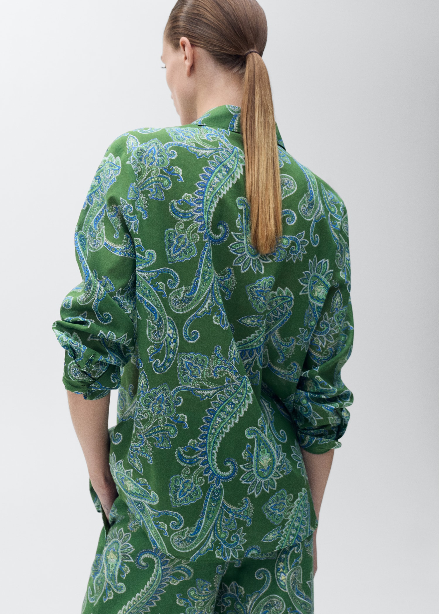Camicia cotone paisley - Retro dell'articolo