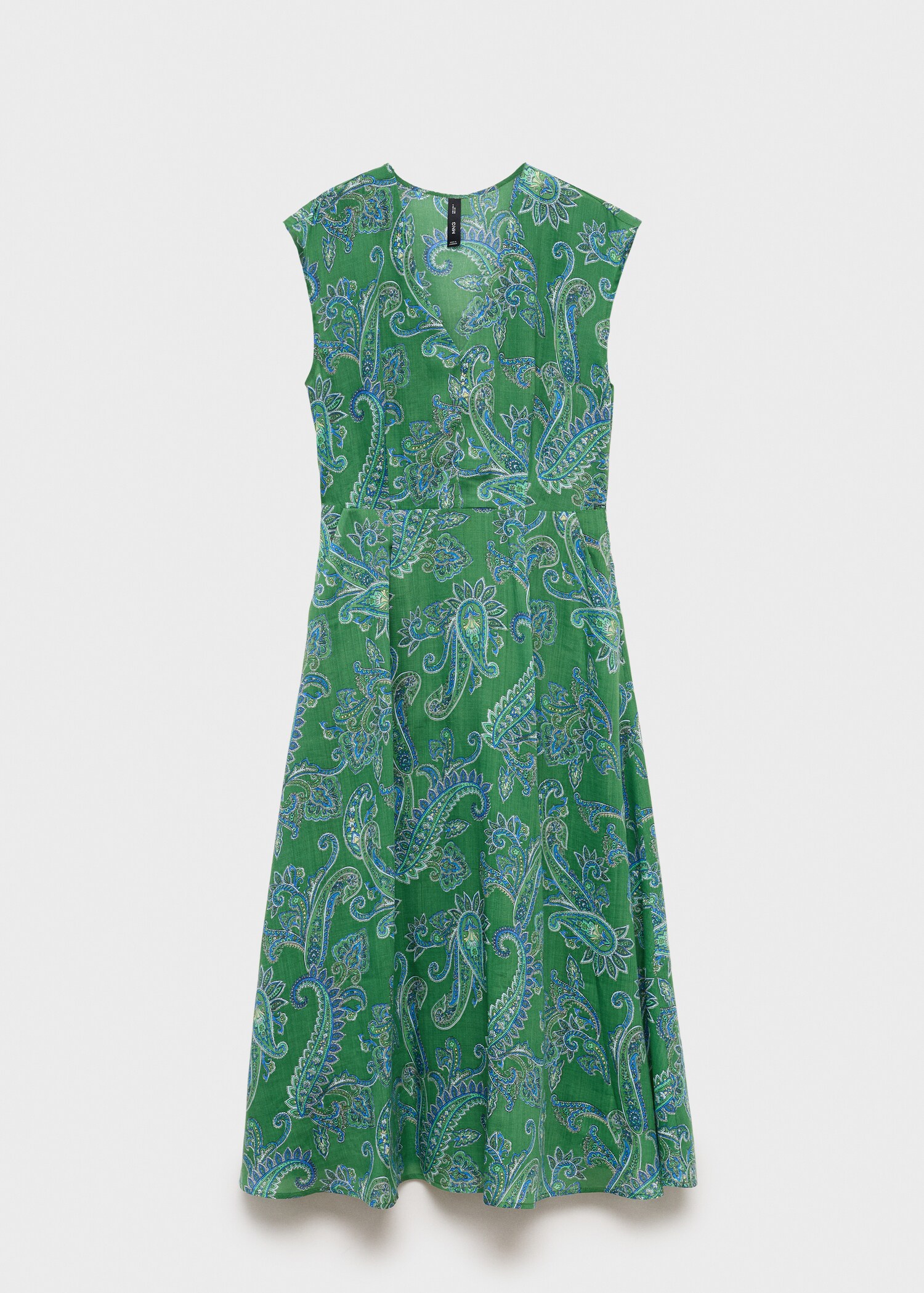 Kleid aus Ramie mit Paisleymuster - Artikel ohne Model