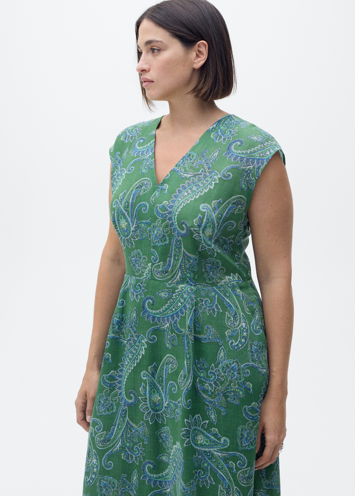 Kleid aus Ramie mit Paisleymuster - Detail des Artikels 5