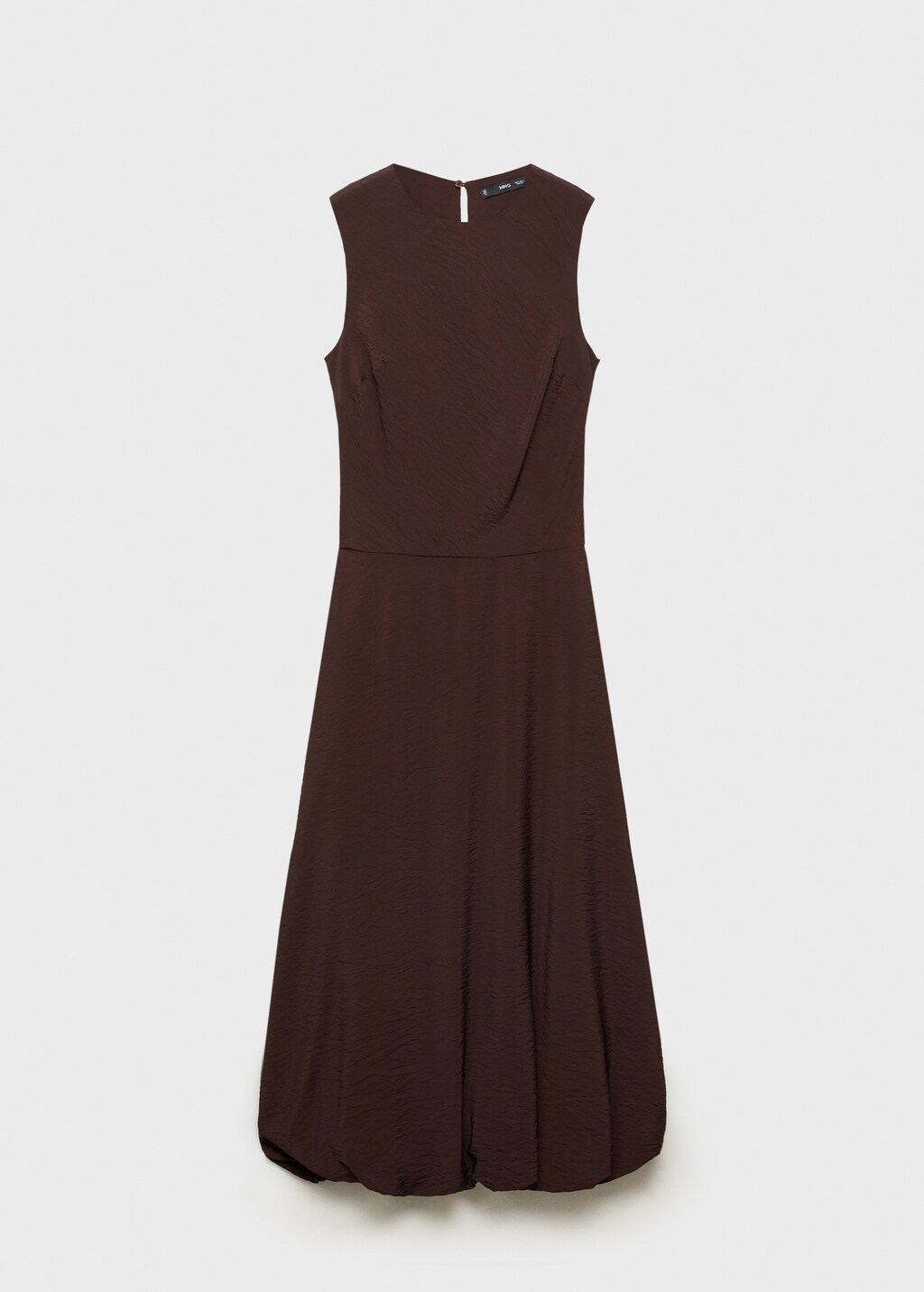 Midi-dress with puffed hem - image 2