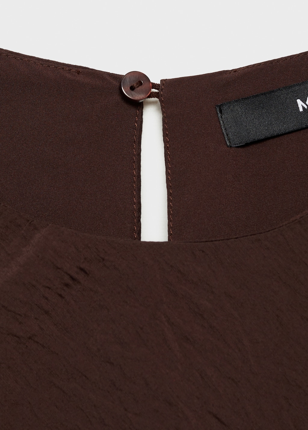 Midi-dress with puffed hem