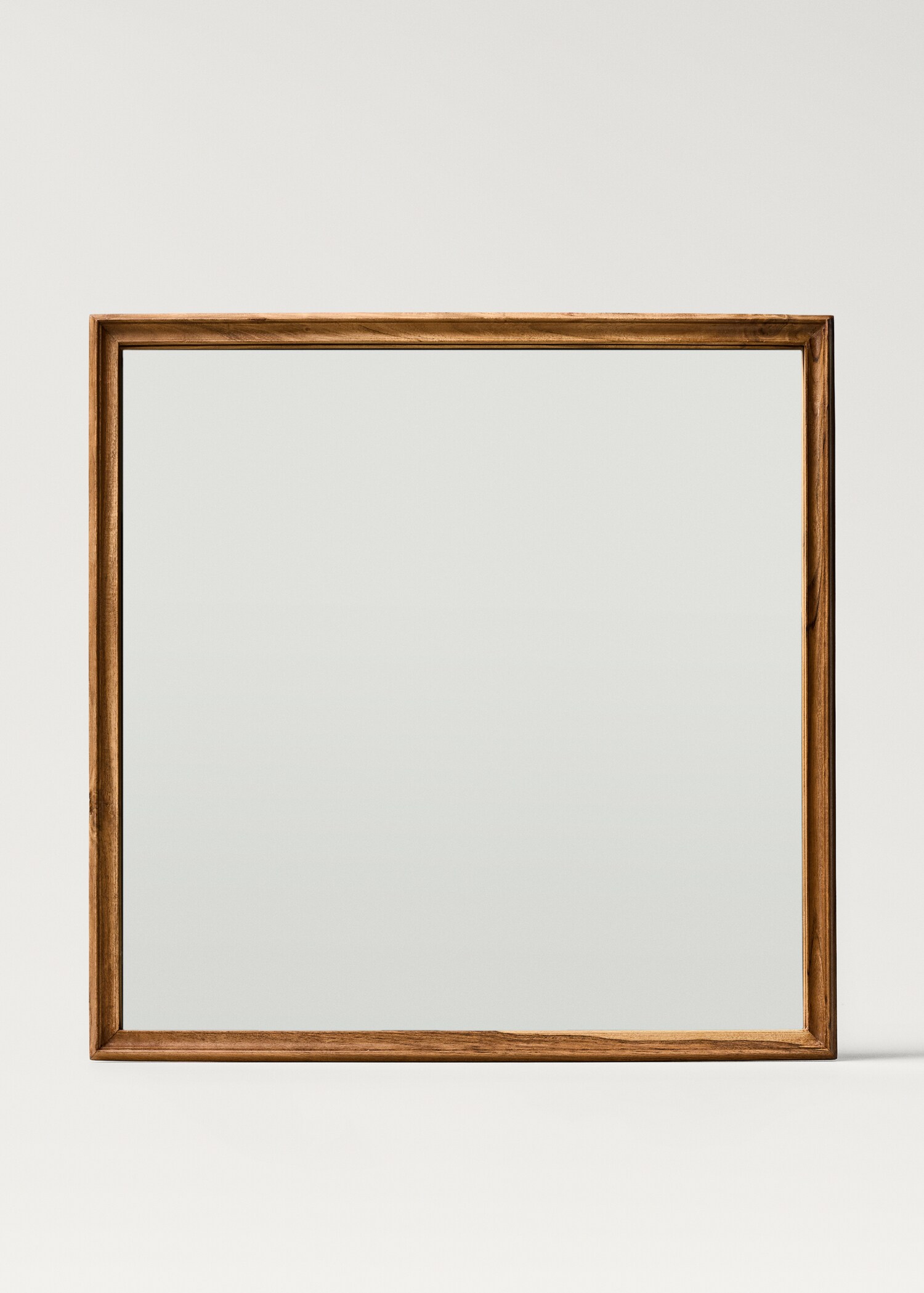 Espejo pared madera cuadrado - Artículo sin modelo