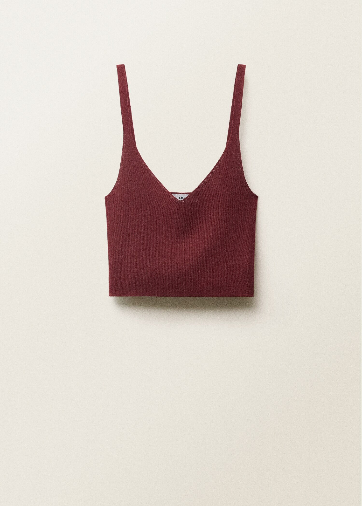 Fine-knit crop top - Article without model