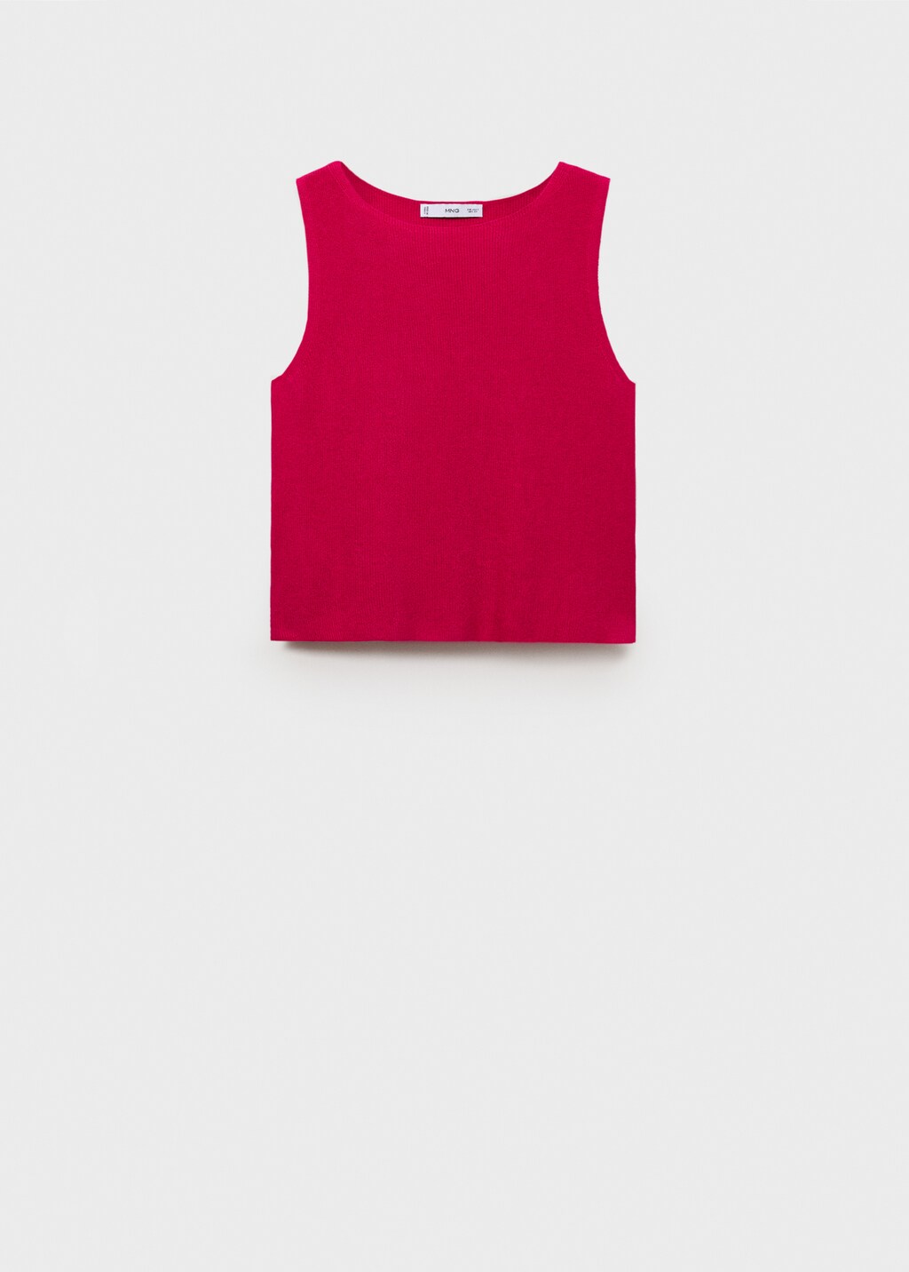 Fine ribbed knit top - image 5