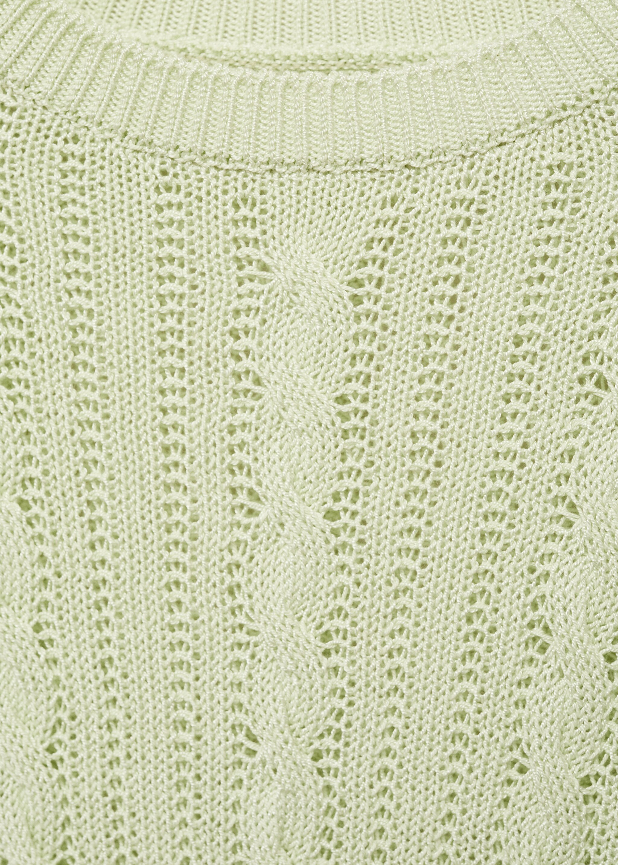 Jersey punto trenzado manga corta - Detalle del artículo 8