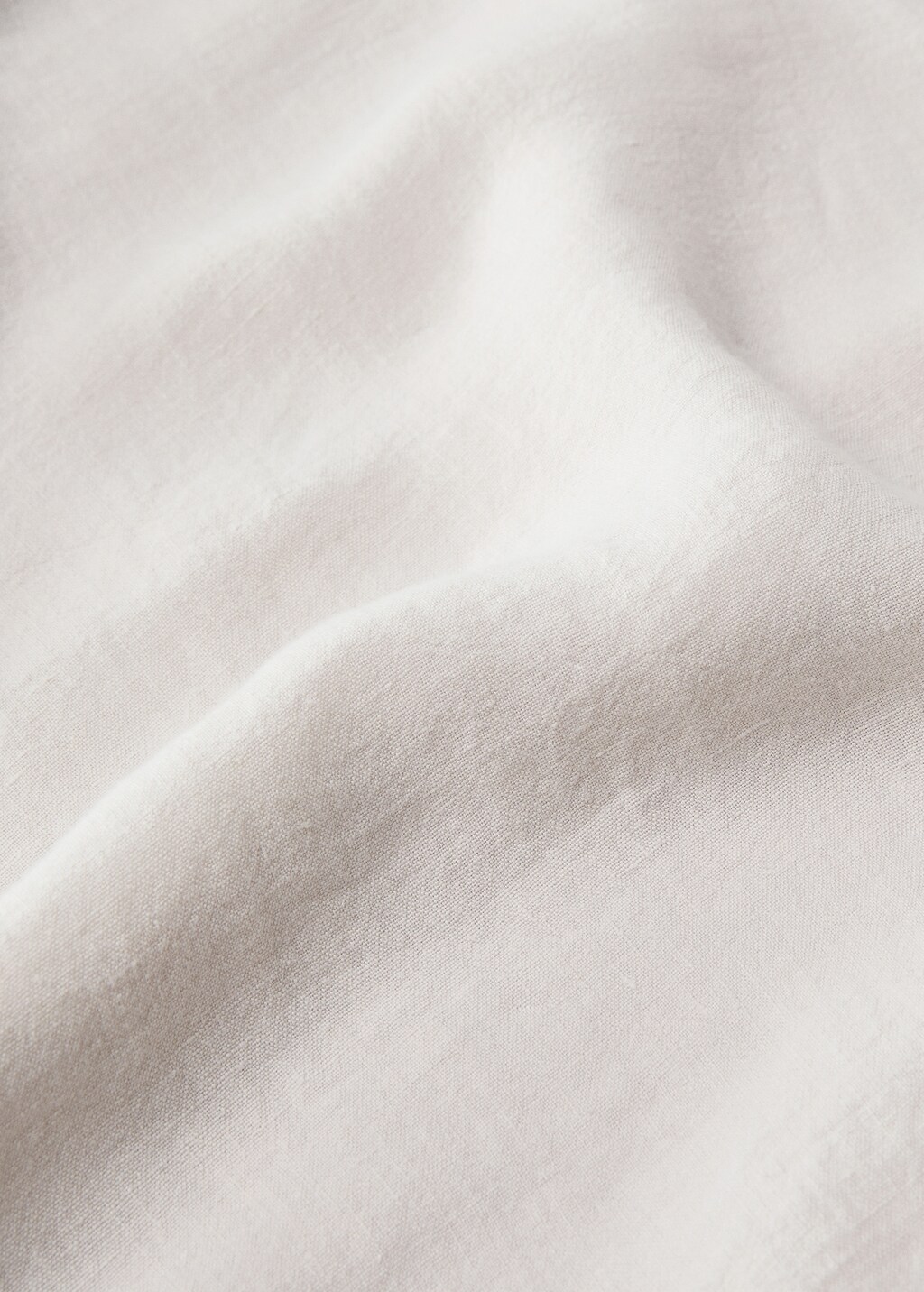 Washed linen fitted sheet for cm bed