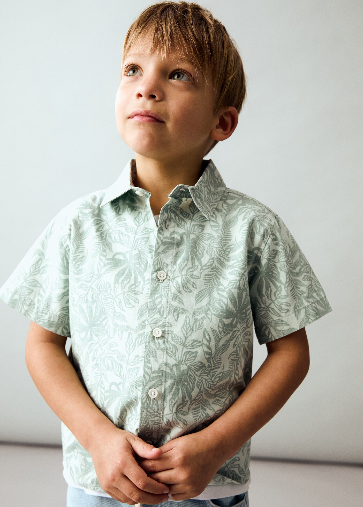 Floral print shirt - Medium plane