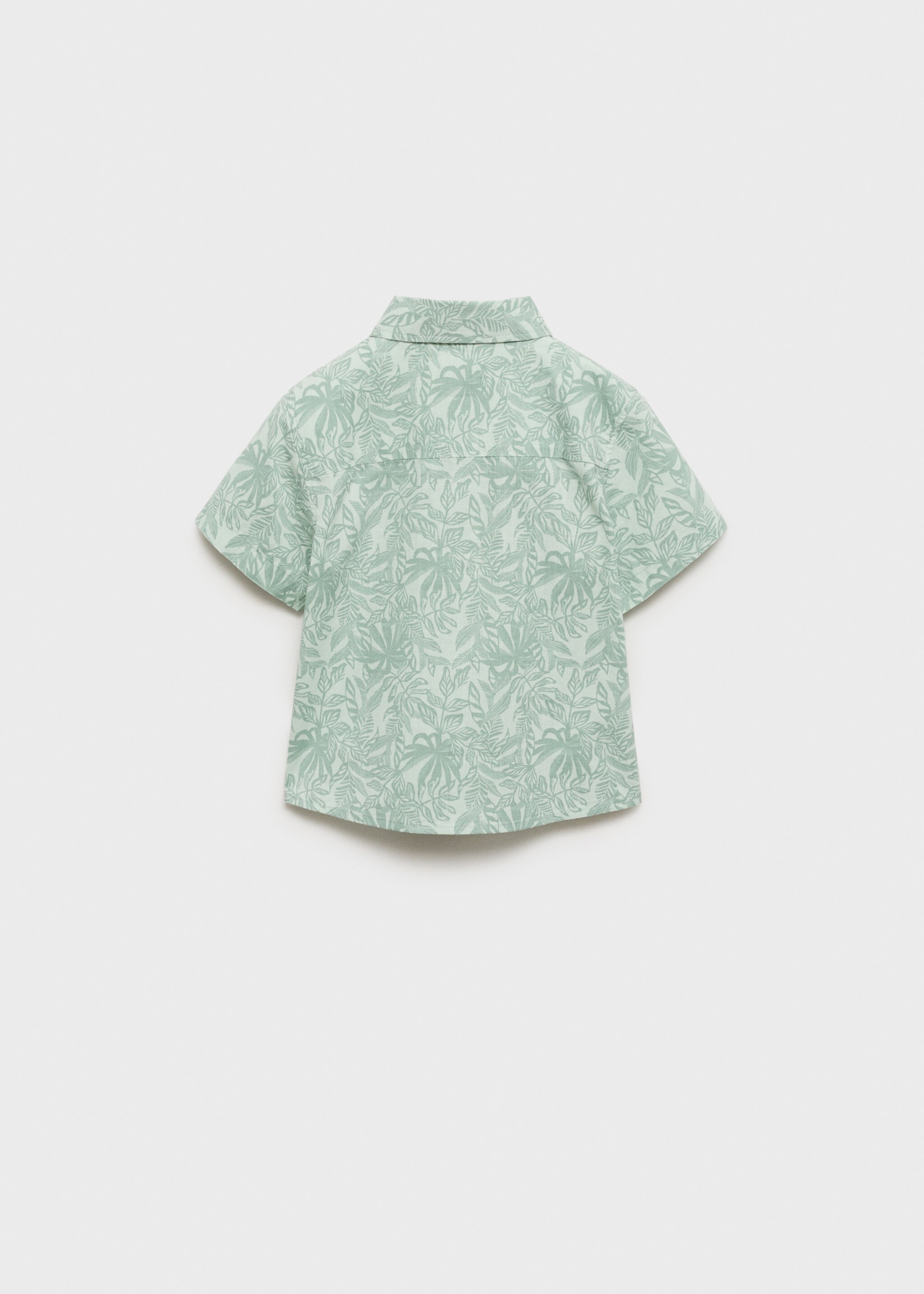Floral print shirt - Reverse of the article