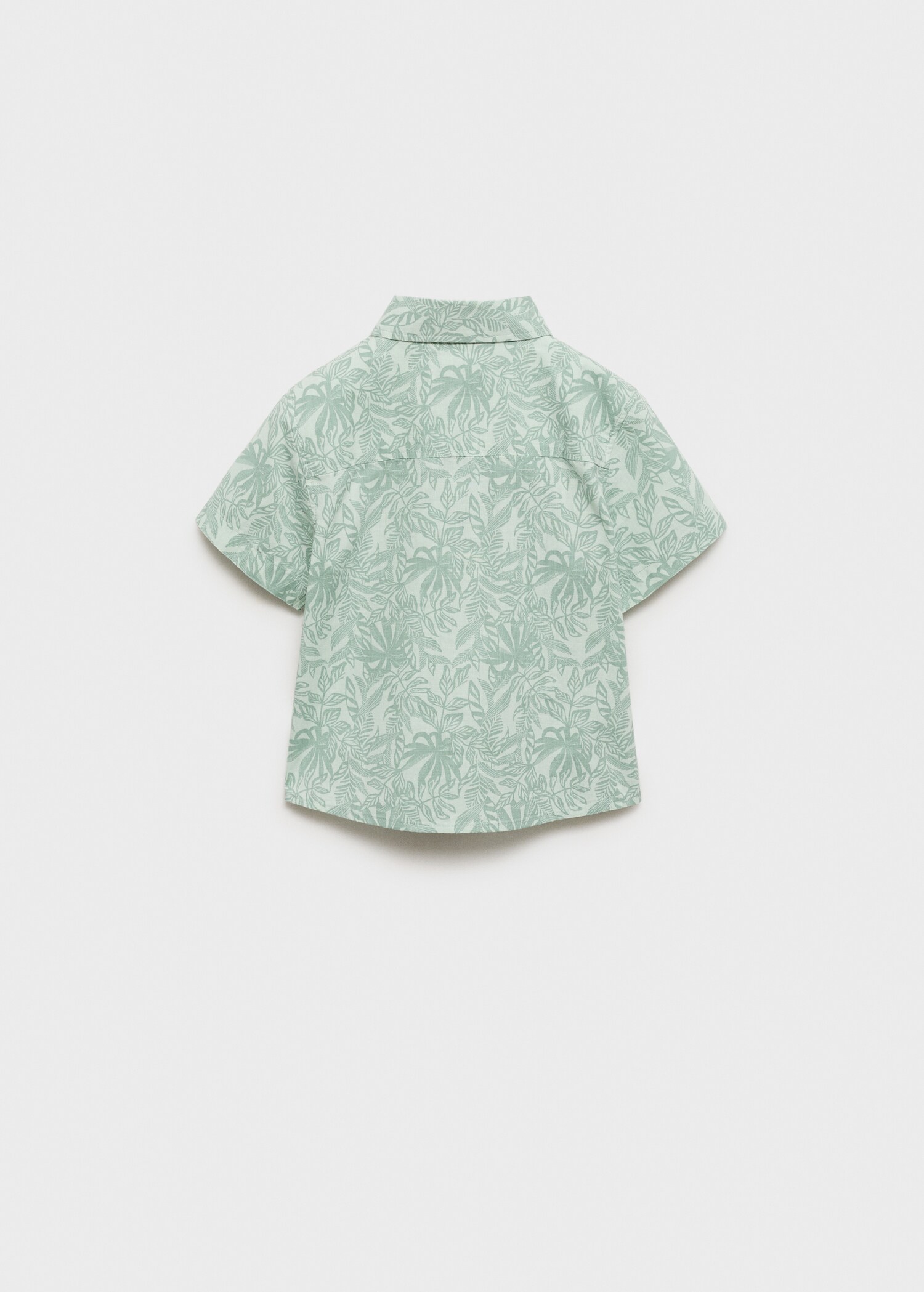 Floral print shirt - Reverse of the article