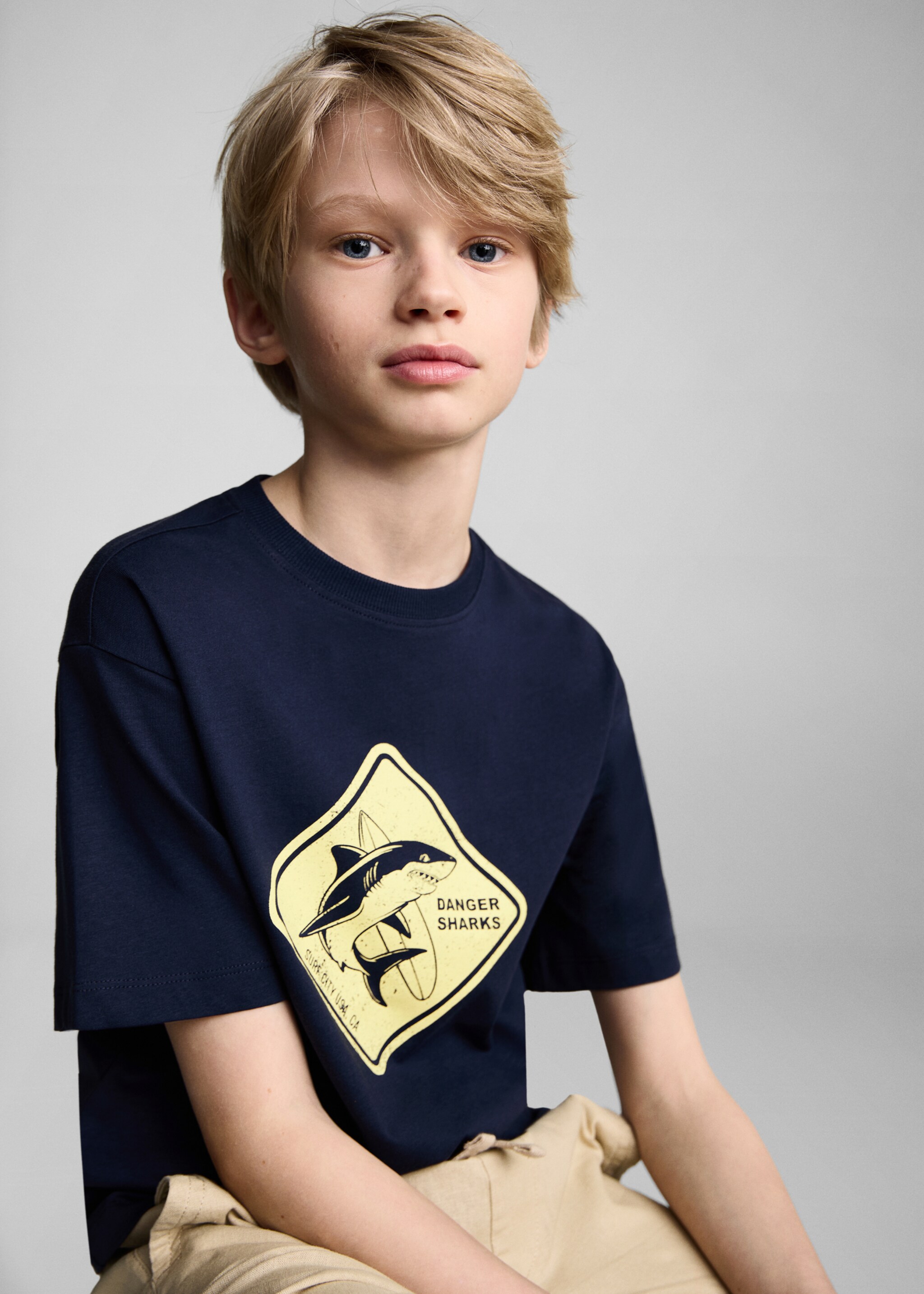 Short-sleeved printed t-shirt - Details of the article 2
