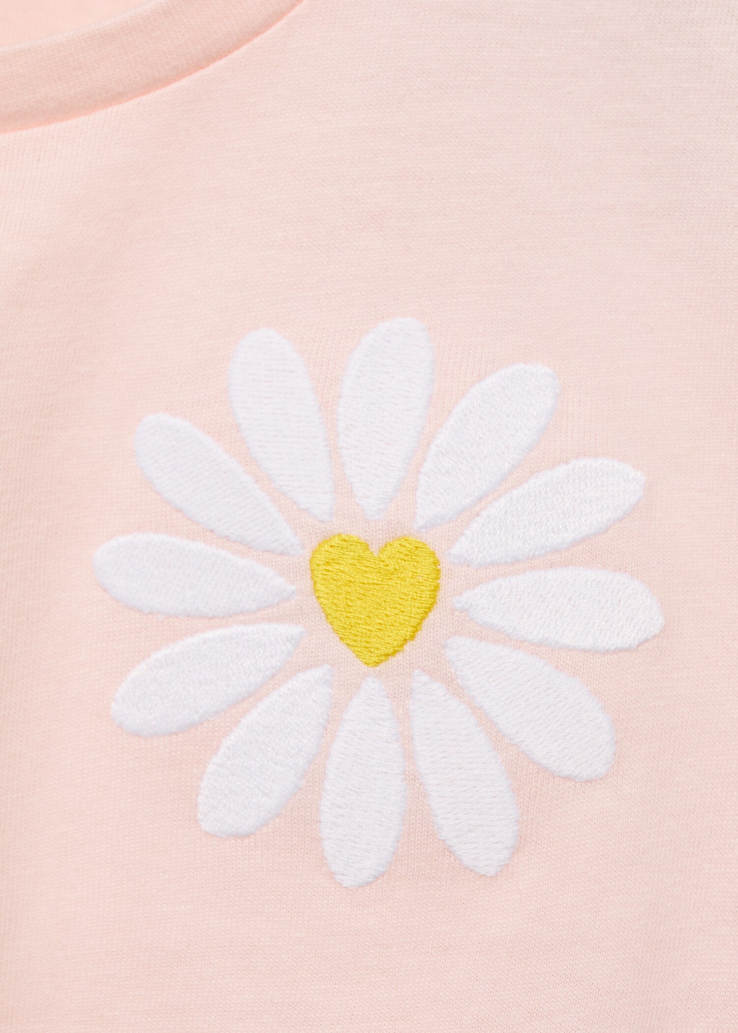 T-Shirt mit Blumenstickerei - Detail des Artikels 8