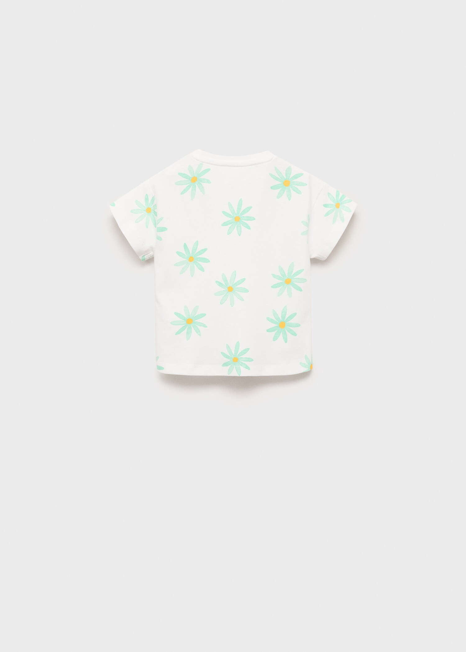Embroidered printed T-shirt - Reverse of the article