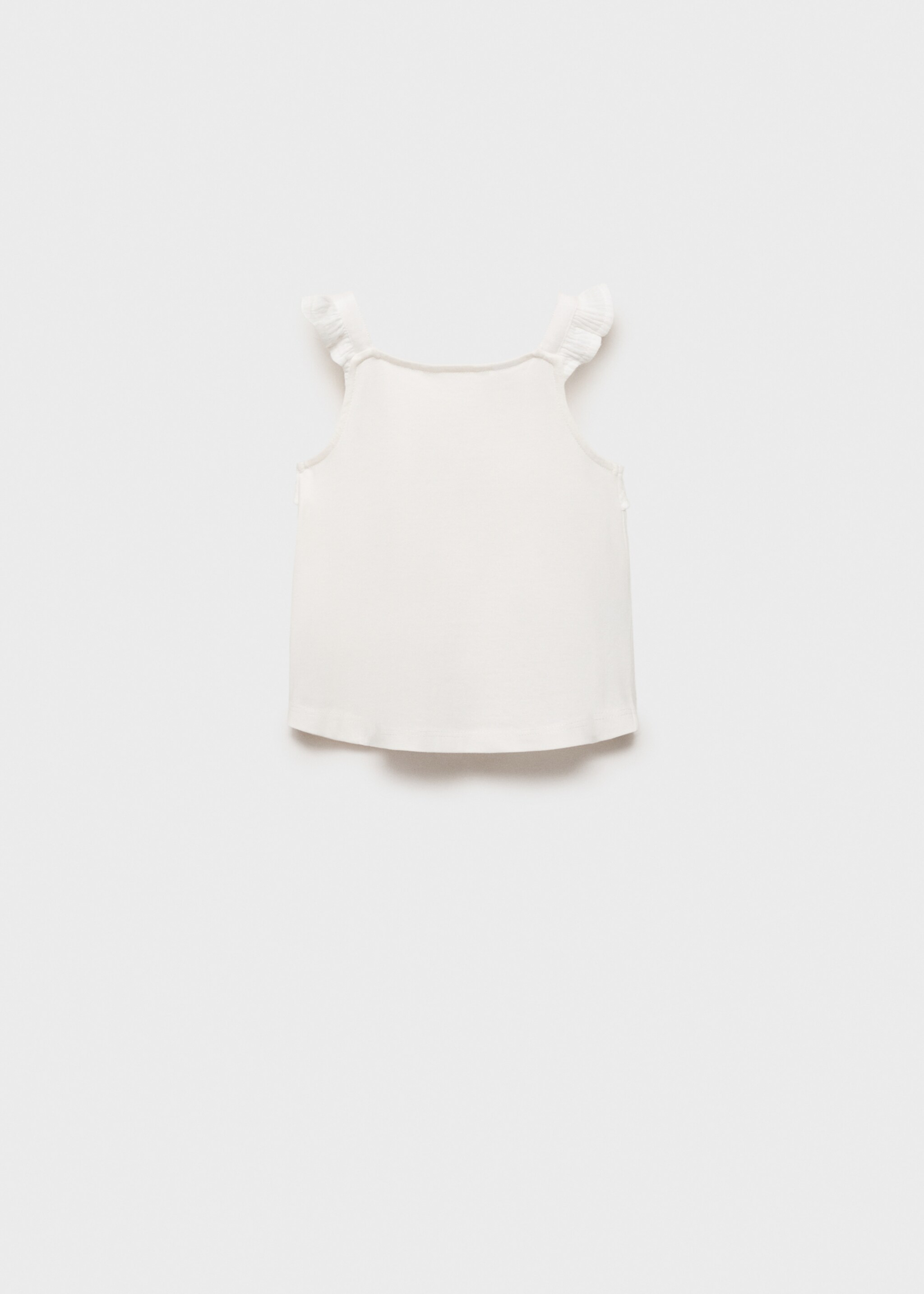 Camiseta volante textura - Reverso del artículo