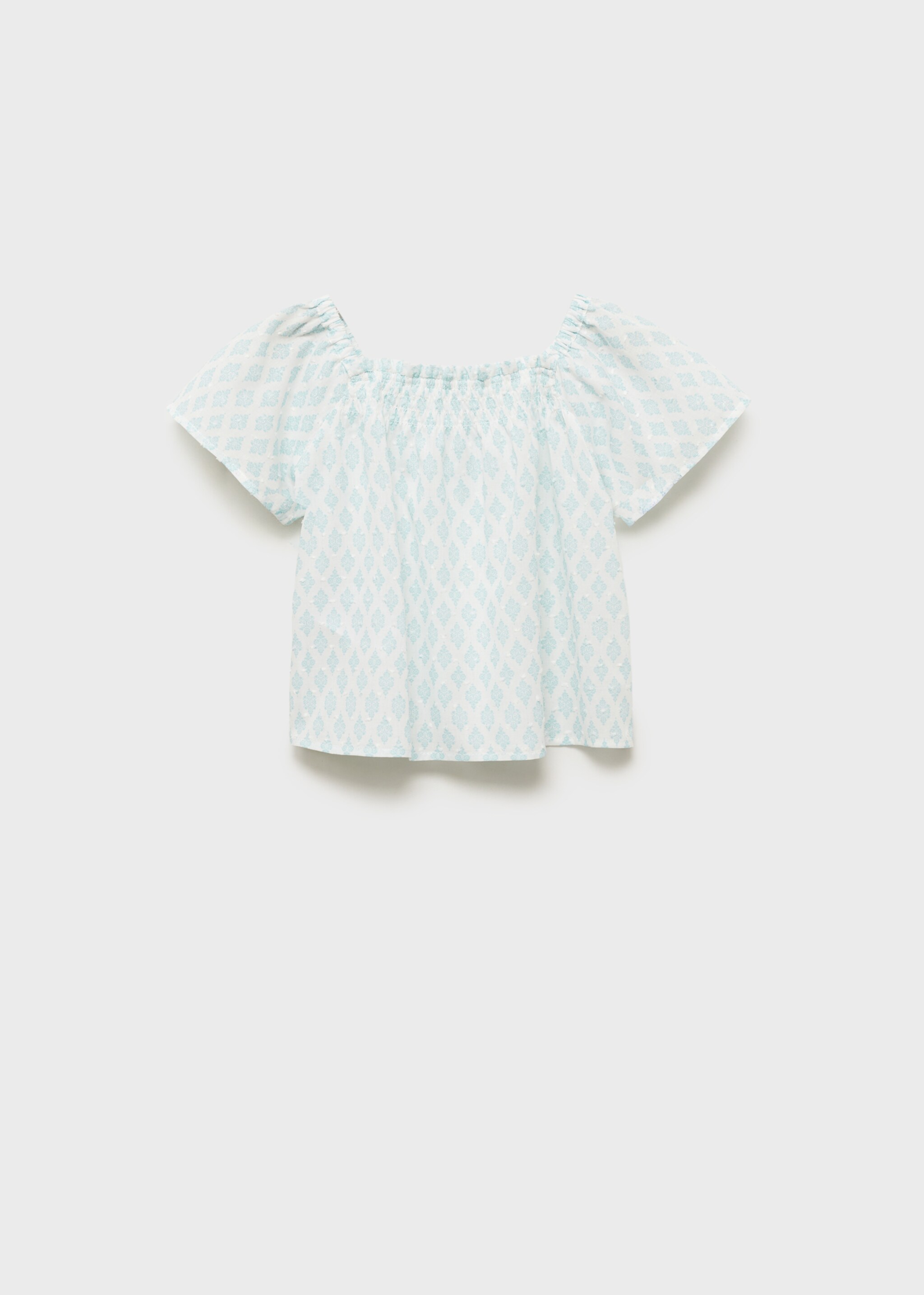 Blusa plumeti estampada - Artículo sin modelo