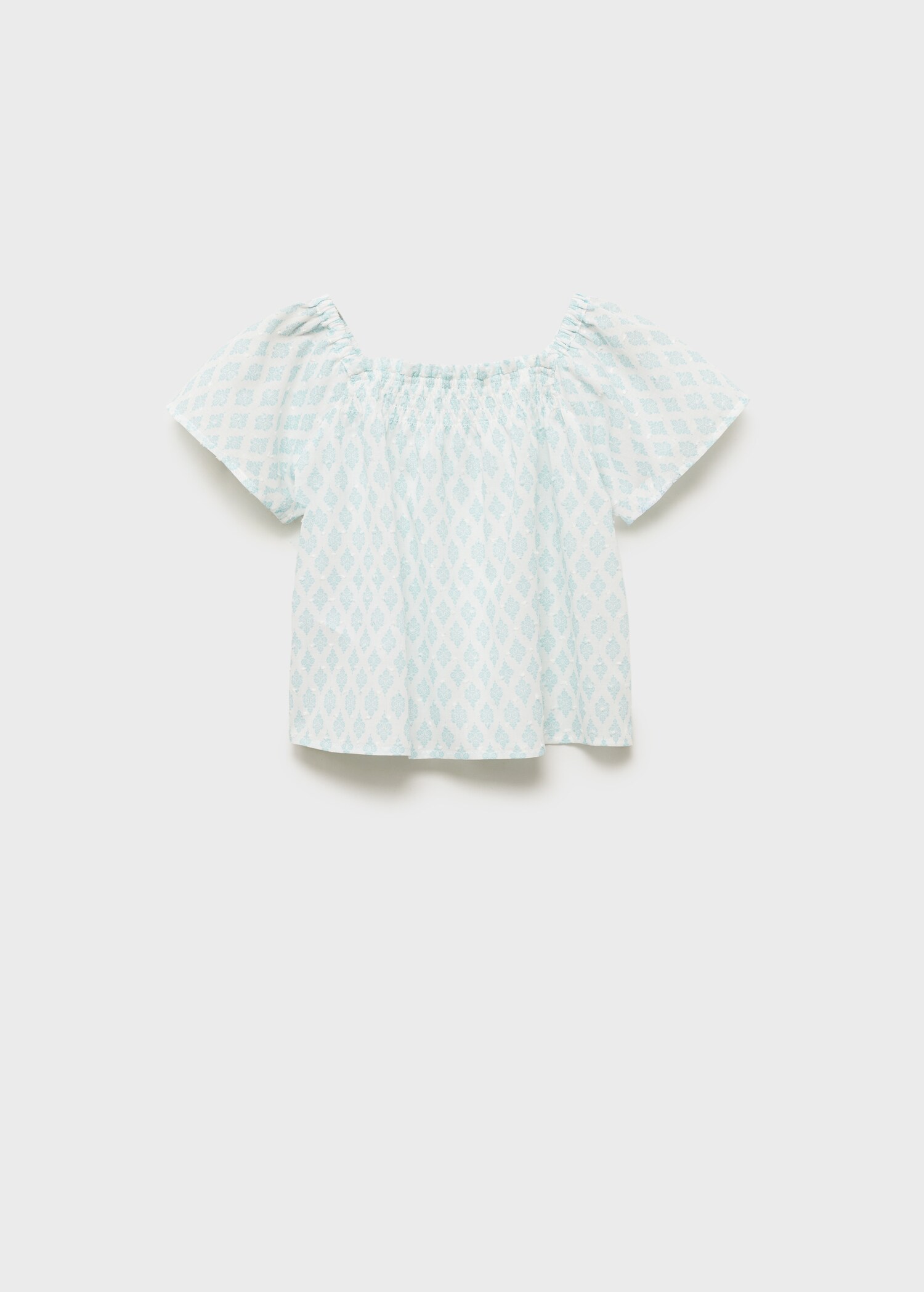 Blusa plumeti estampada - Artículo sin modelo
