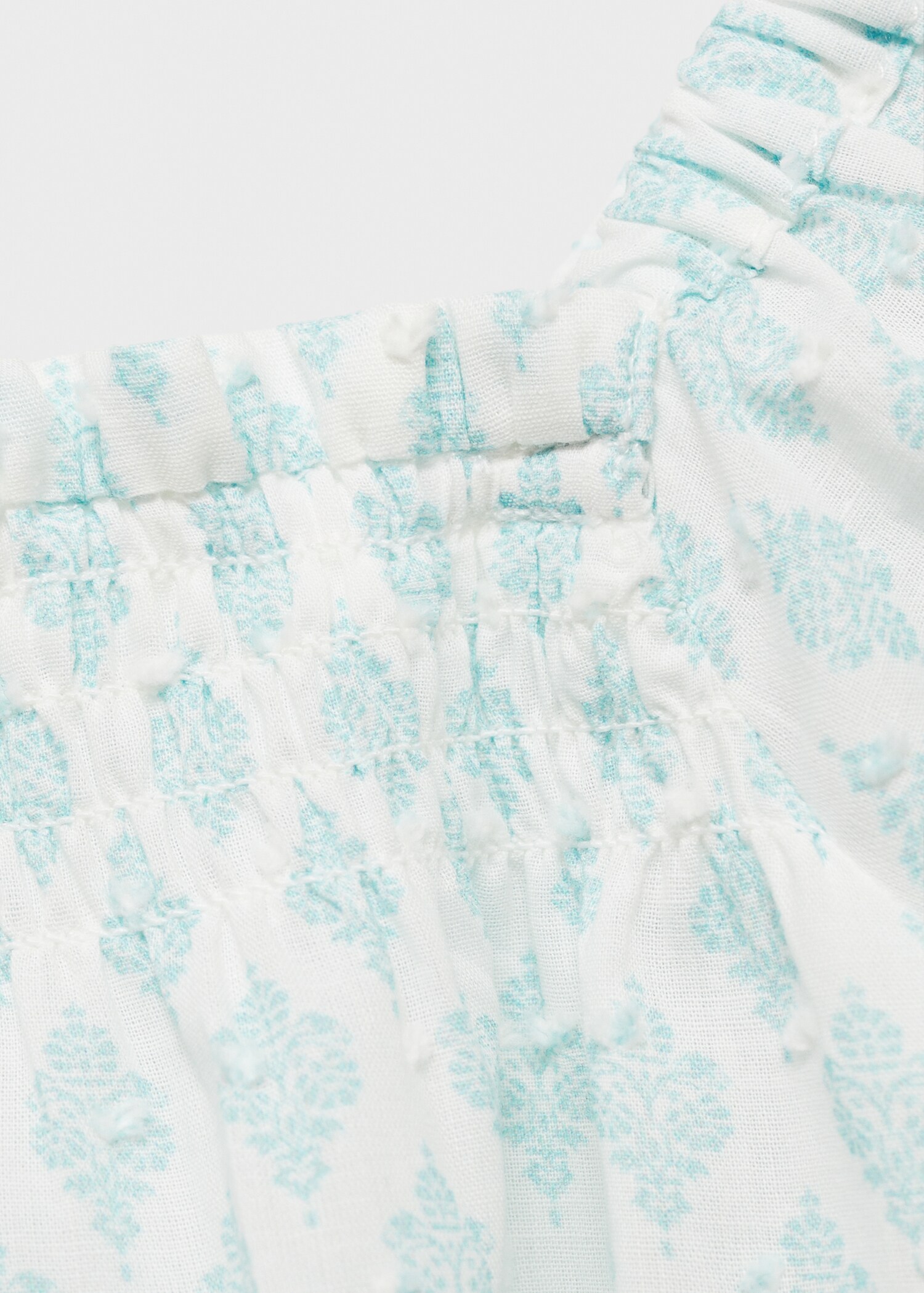 Blusa plumeti estampada - Detalle del artículo 8