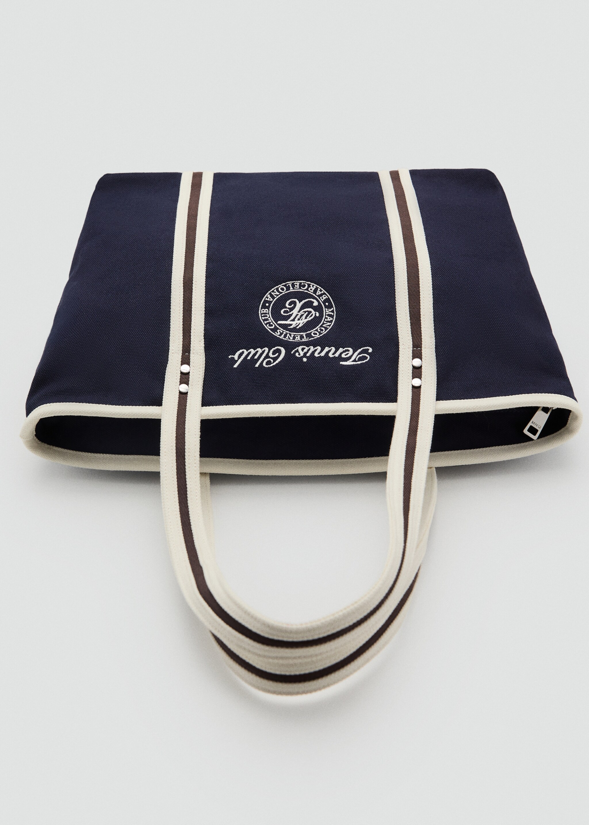 Shopper bag with embroidered message - Details of the article 2