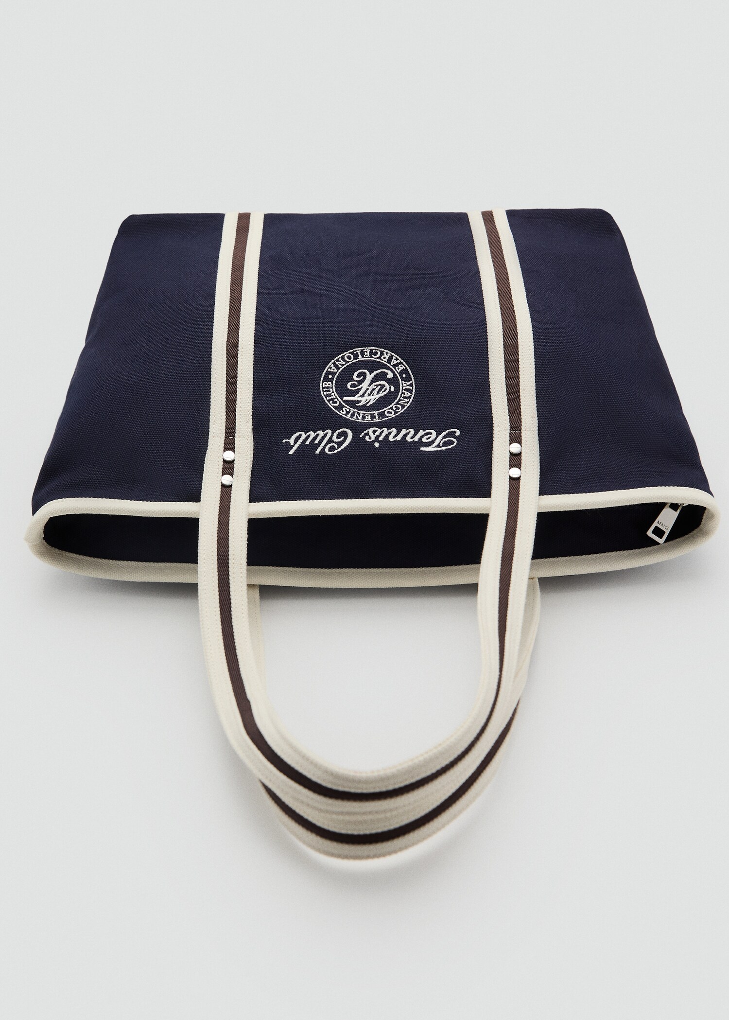 Shopper bag with embroidered message - Details of the article 2