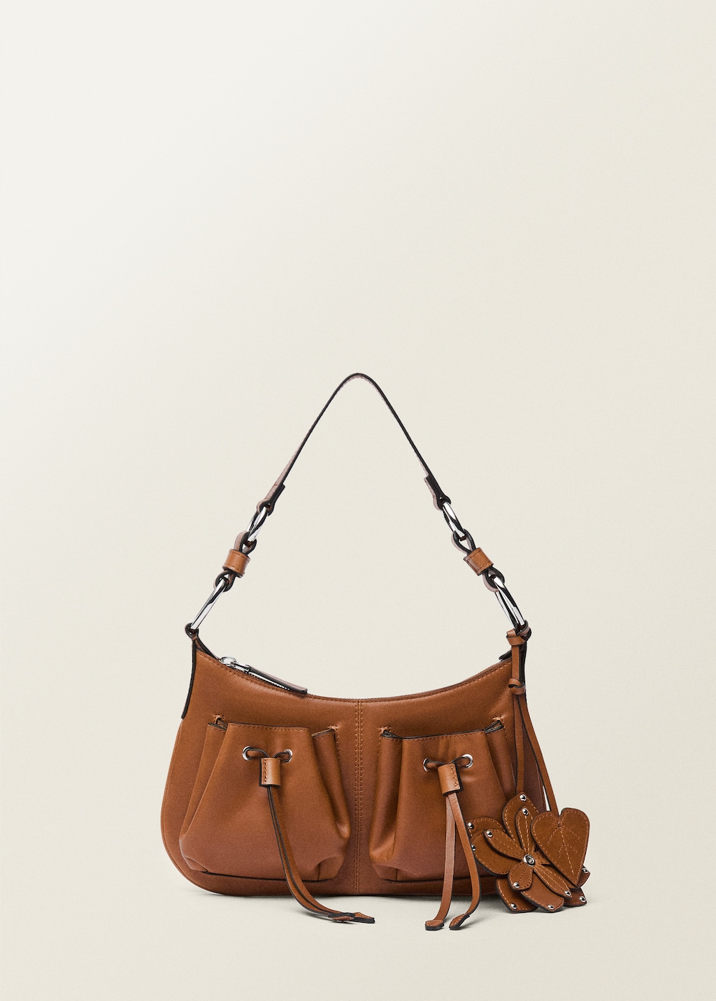 【PORTERNA】Ain Mango Shoulder Bag. Large leather shoulder bag with fringes - Women | MANGO Canada