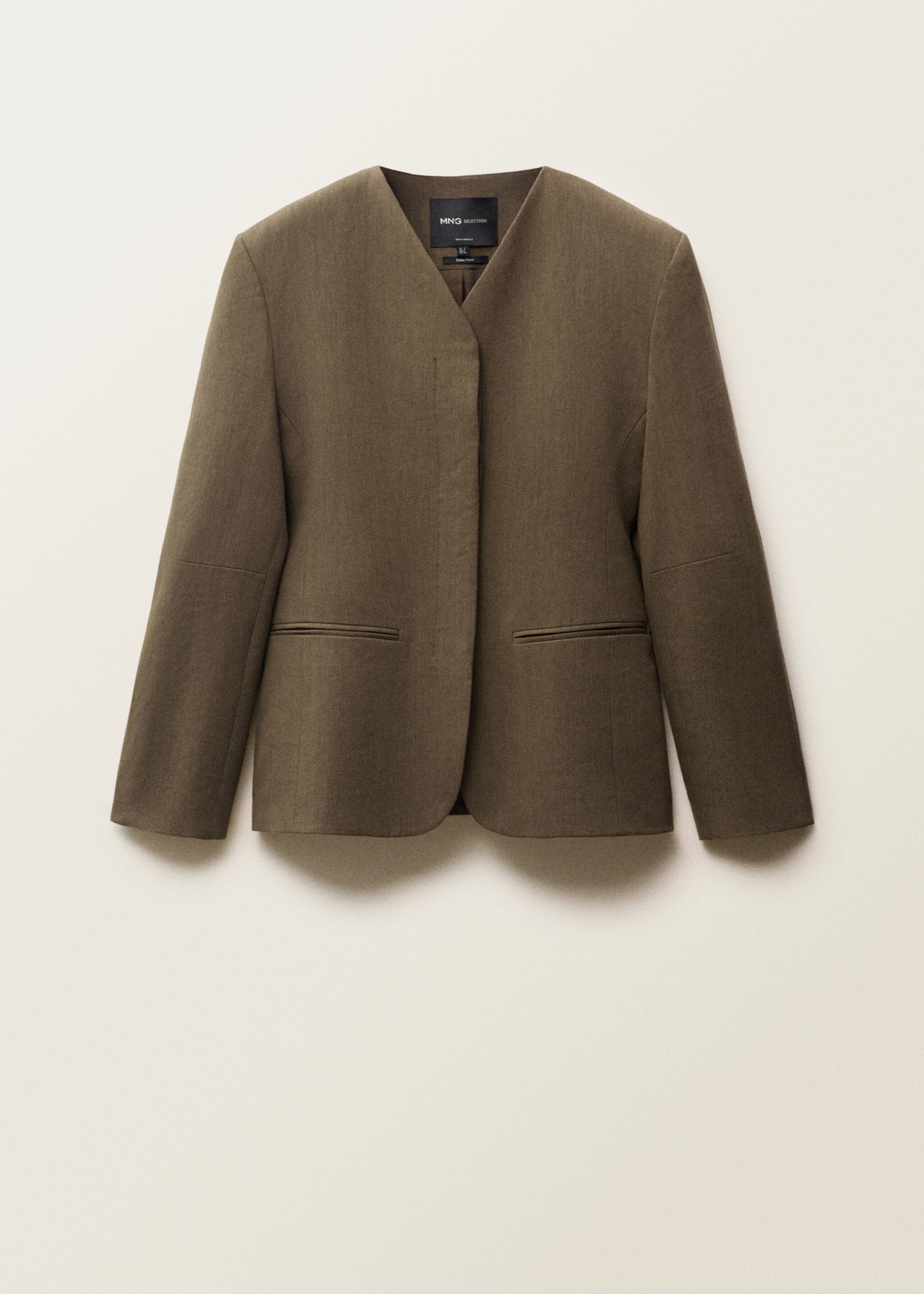 Seamless linen suit jacket - Article without model