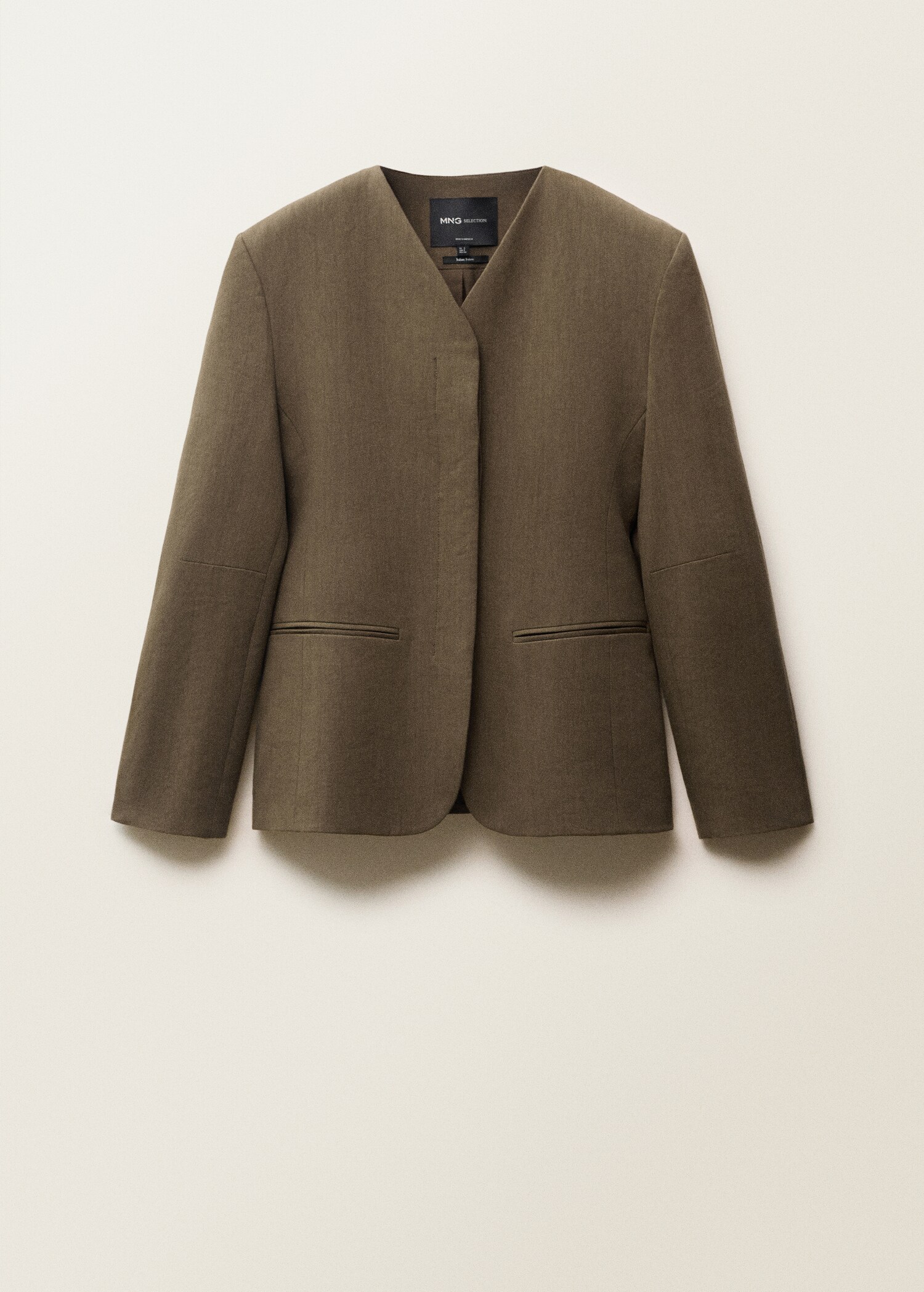 Seamless linen suit jacket - Article without model