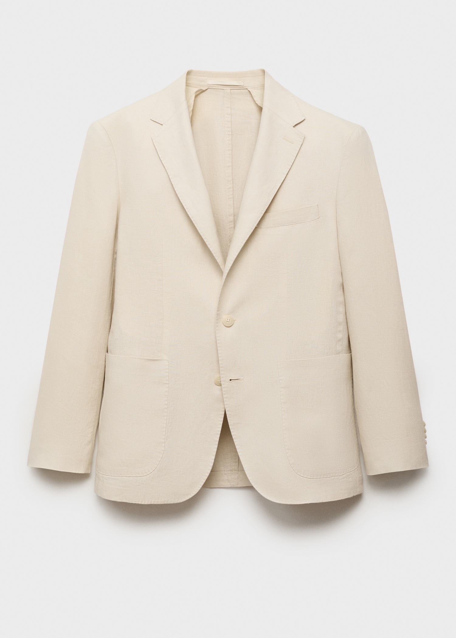 Blazer Giacca Lino Uomo H&m Giacca In Lino Slim Fit Celeste