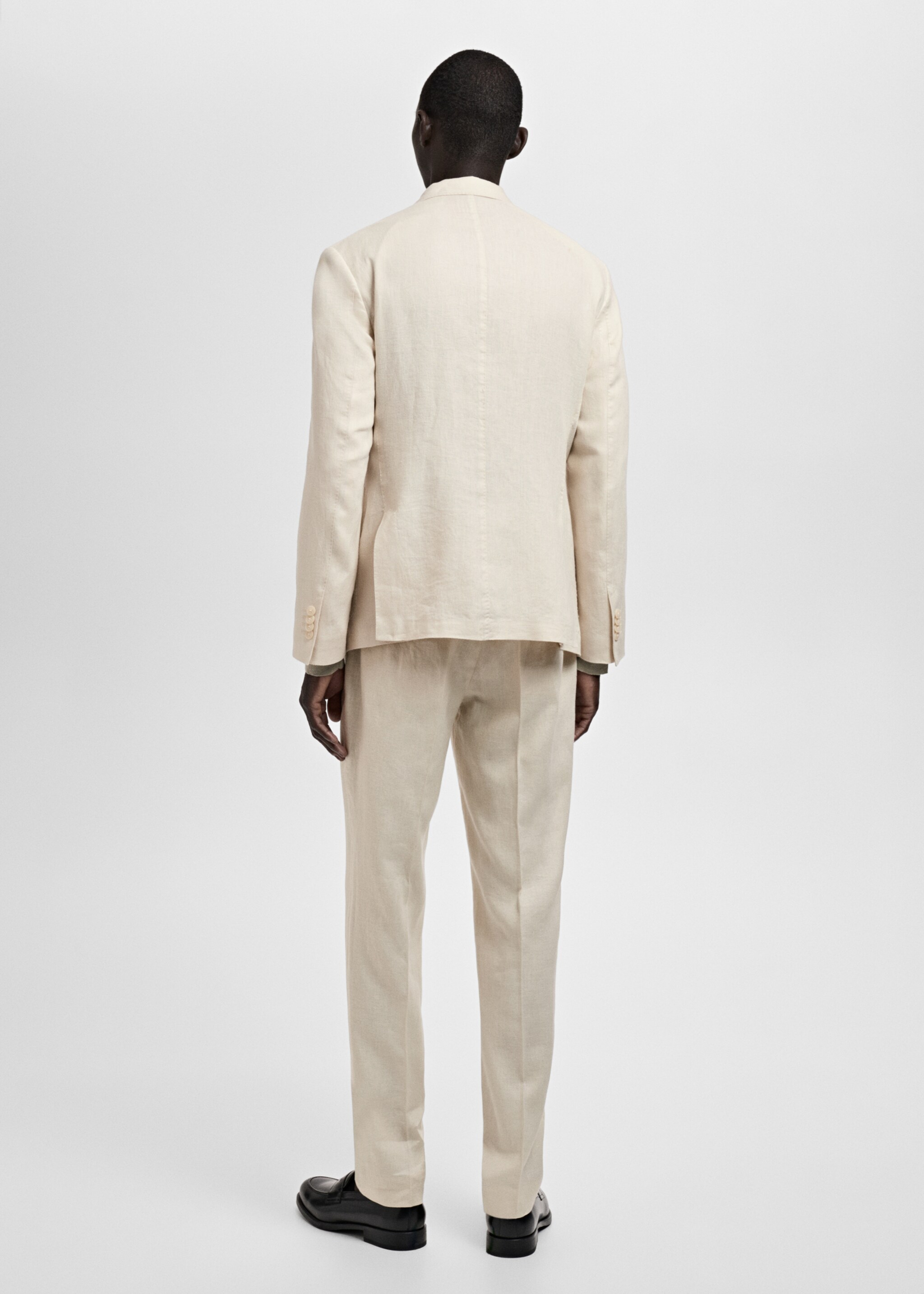 Blazer fato Salerno 100% linho slim fit - Verso do artigo