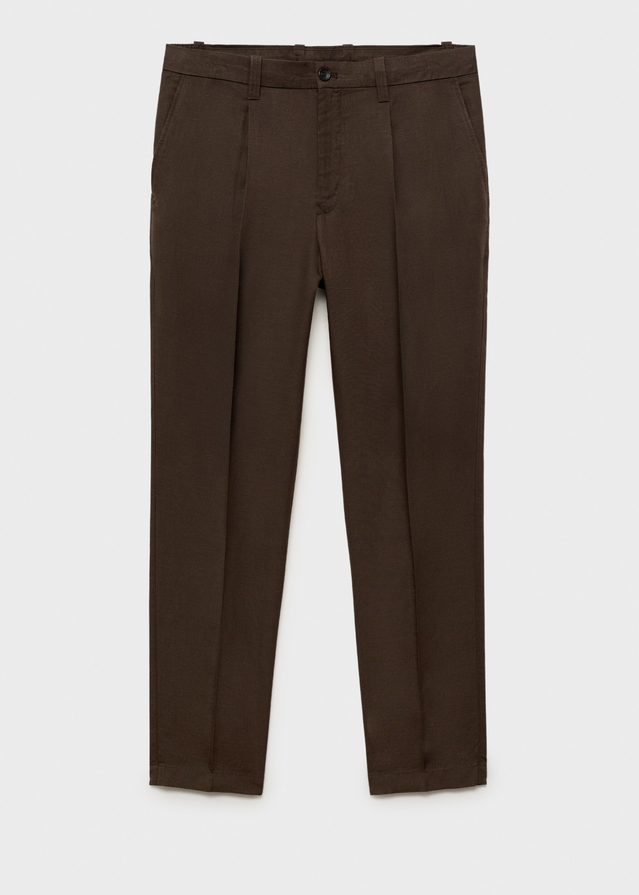 Slim fit linen trousers - Article without model