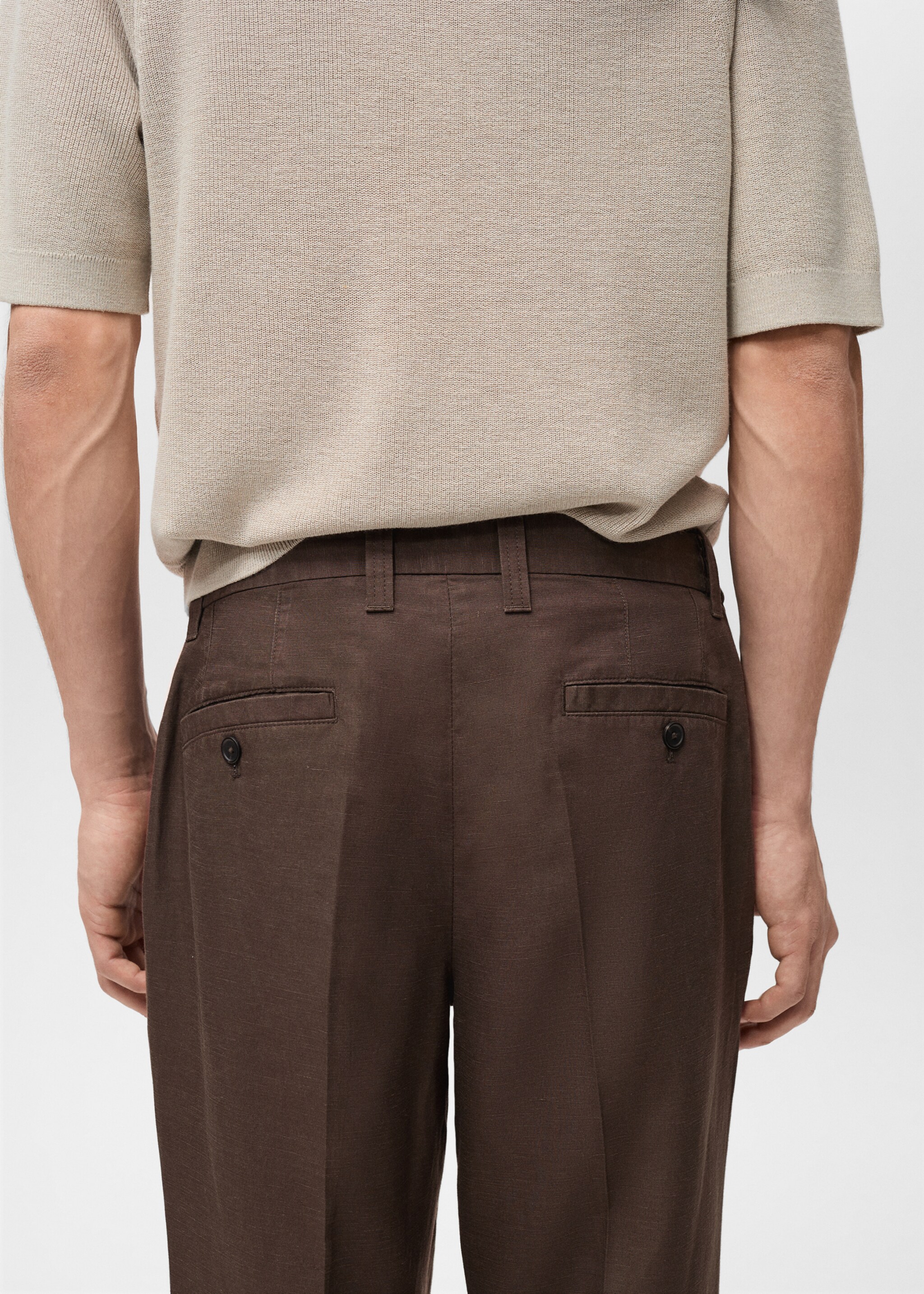 Pantalon lin regular-fit - Détail de l'article 6