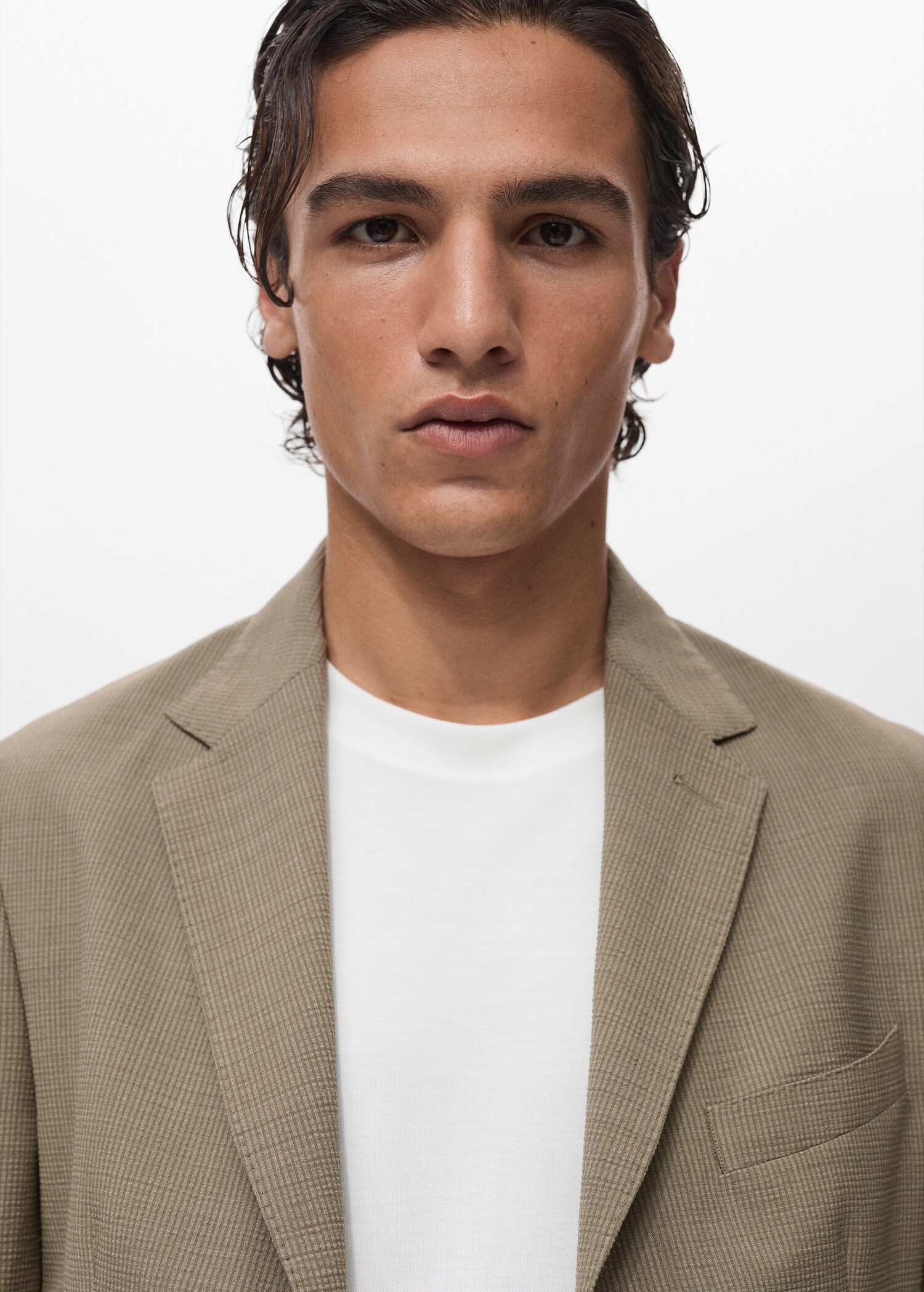 Slim fit colbert van cool wool - Detail van het artikel 1