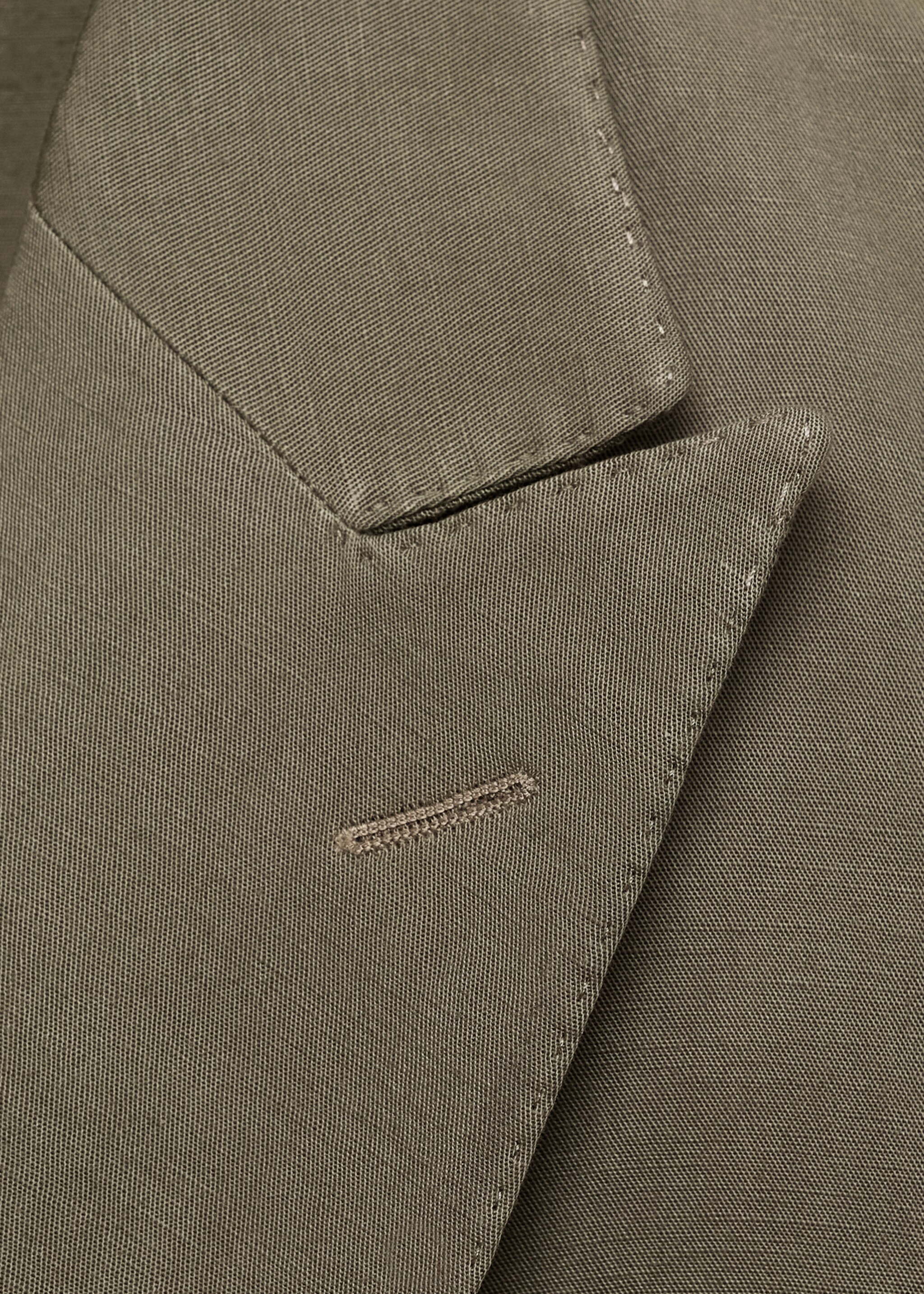 Americana traje mezcla lino slim fit cruzada - Detalle del artículo 8