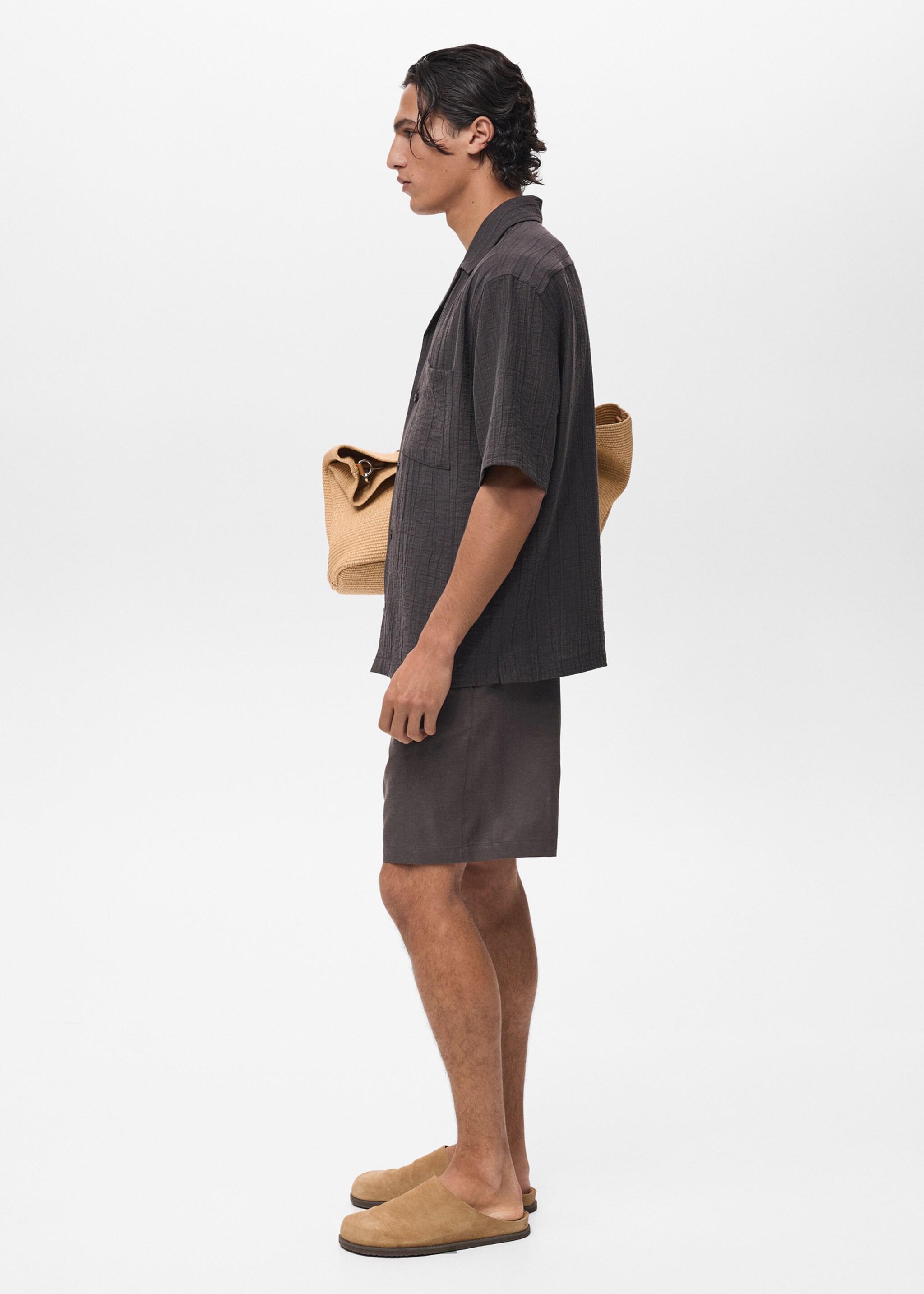 Creased-effect shirt - Details of the article 2
