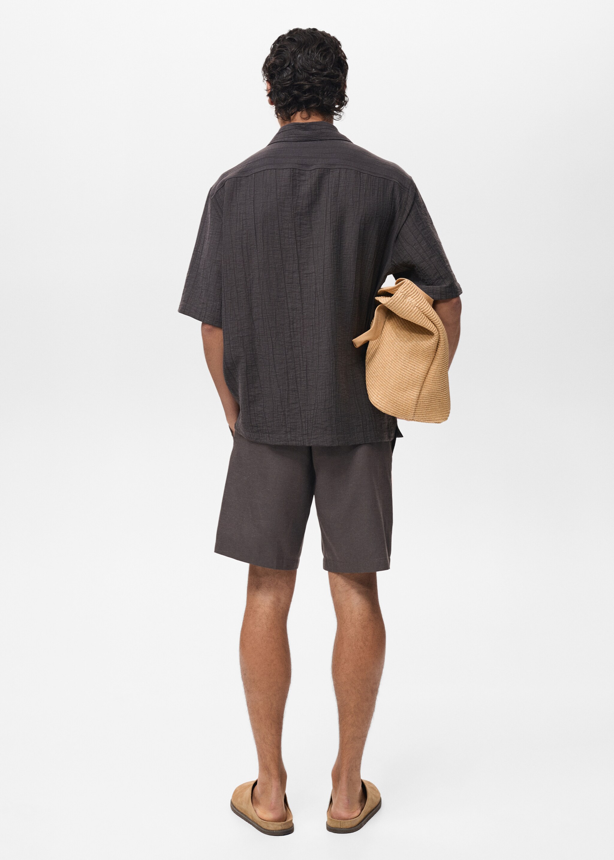 Creased-effect shirt - Reverse of the article