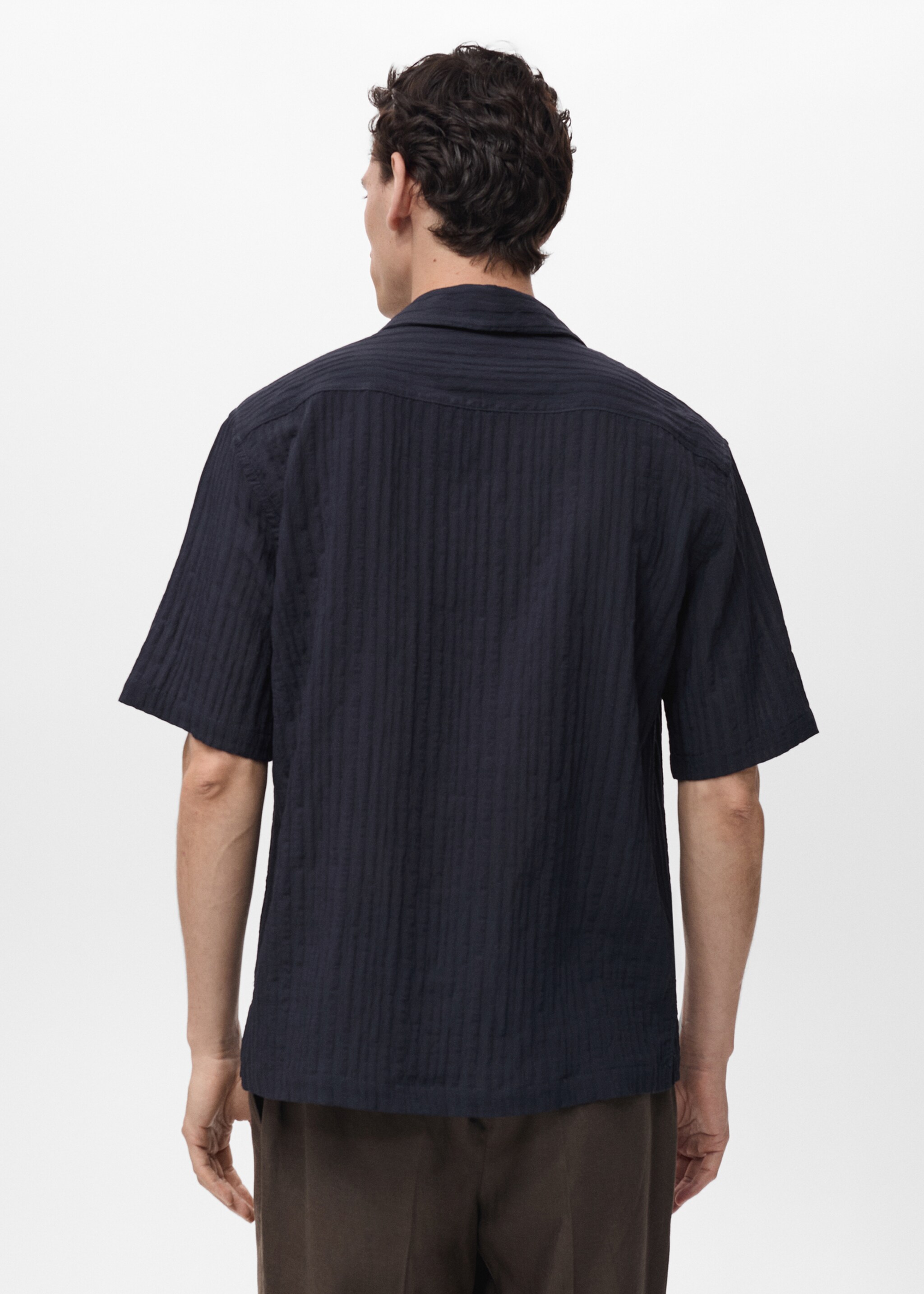 Chemise structurée rayures - Verso de l’article