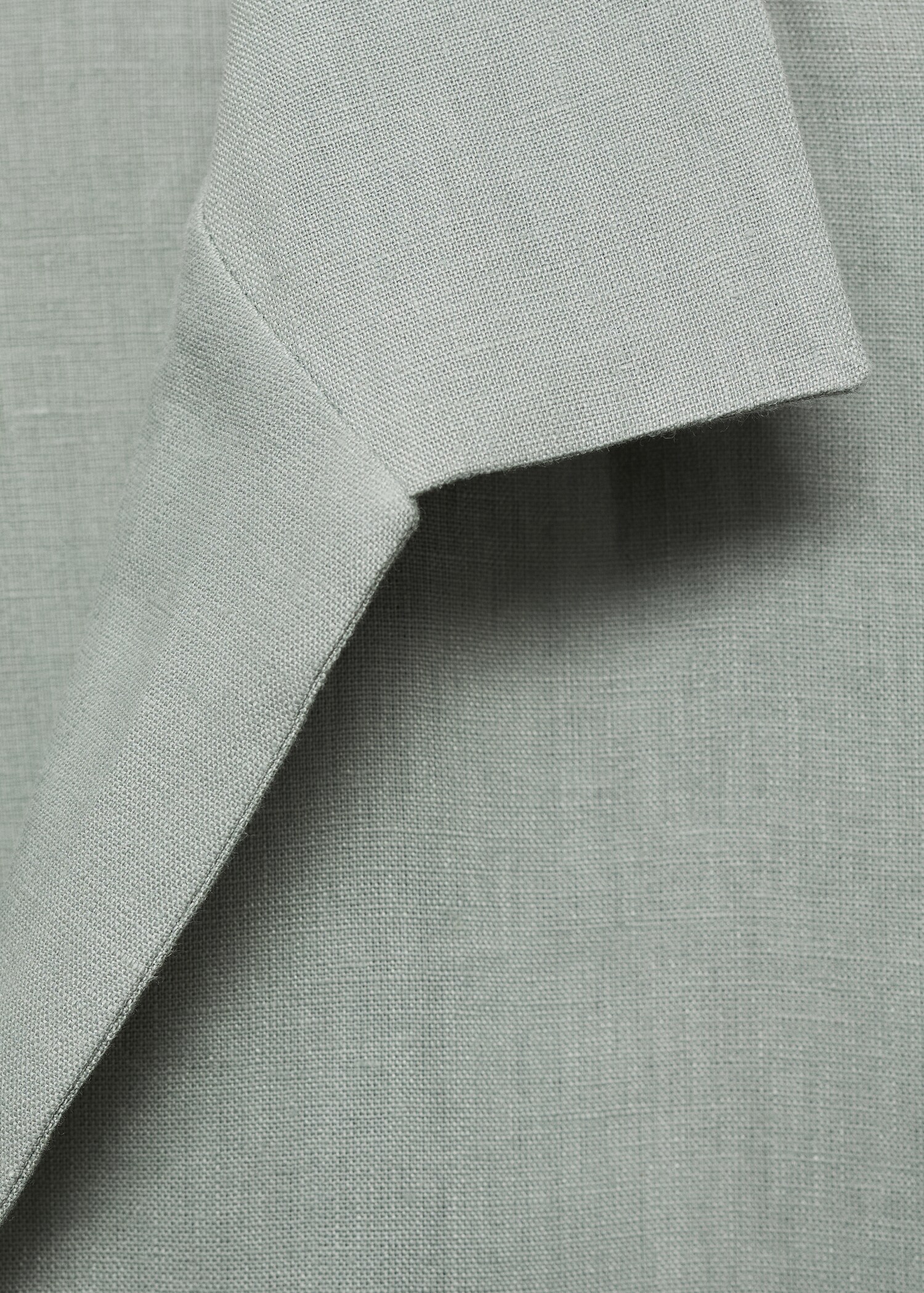 100% linen short sleeve shirt - Details of the article 0