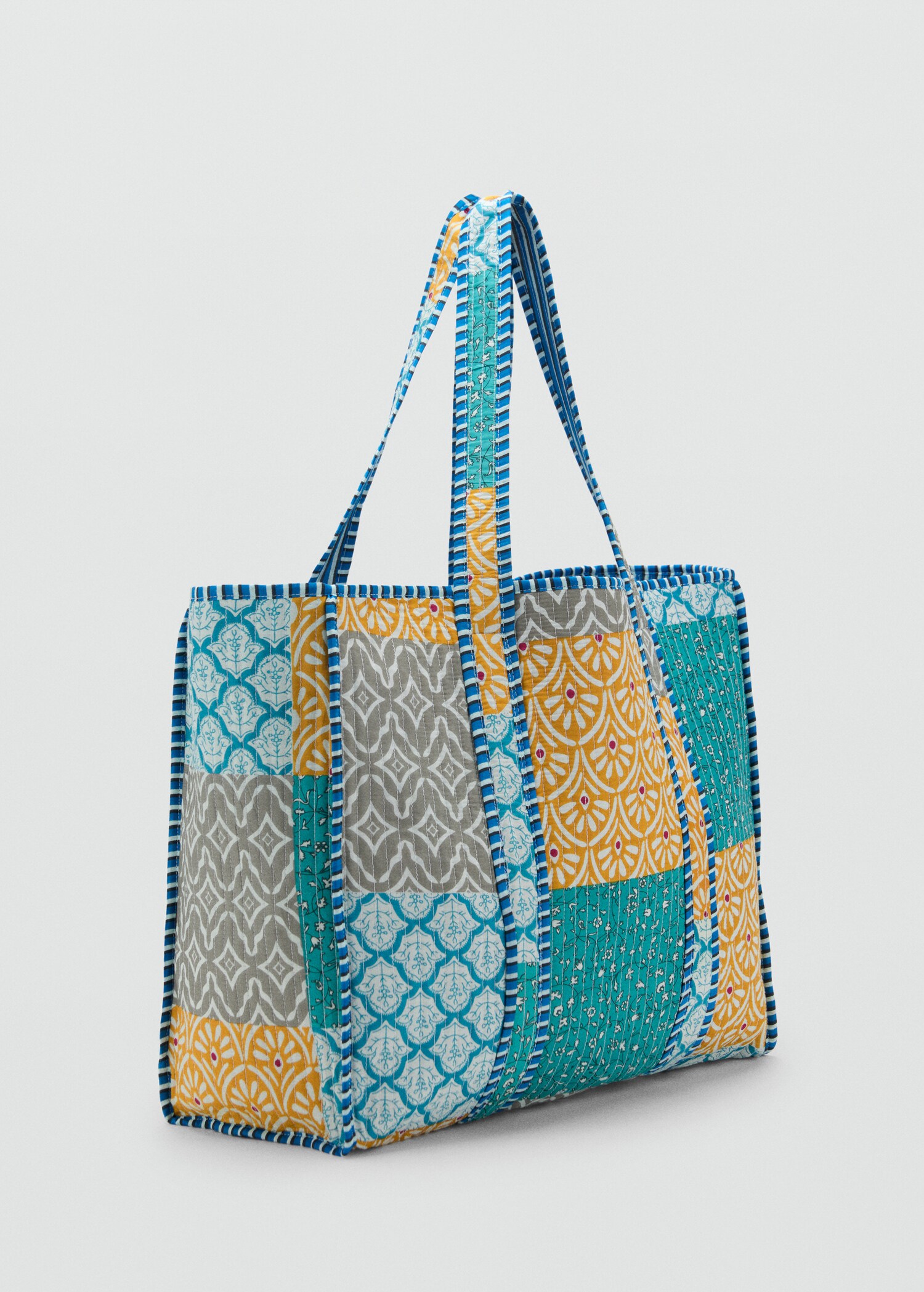 Bossa embuatada patchwork - Pla mig