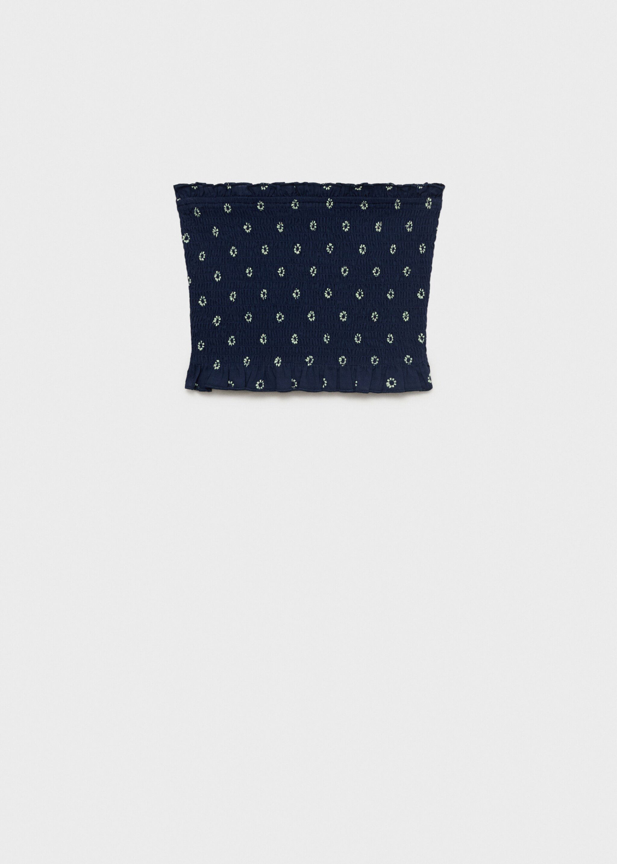 Ruched strapless top - Article without model