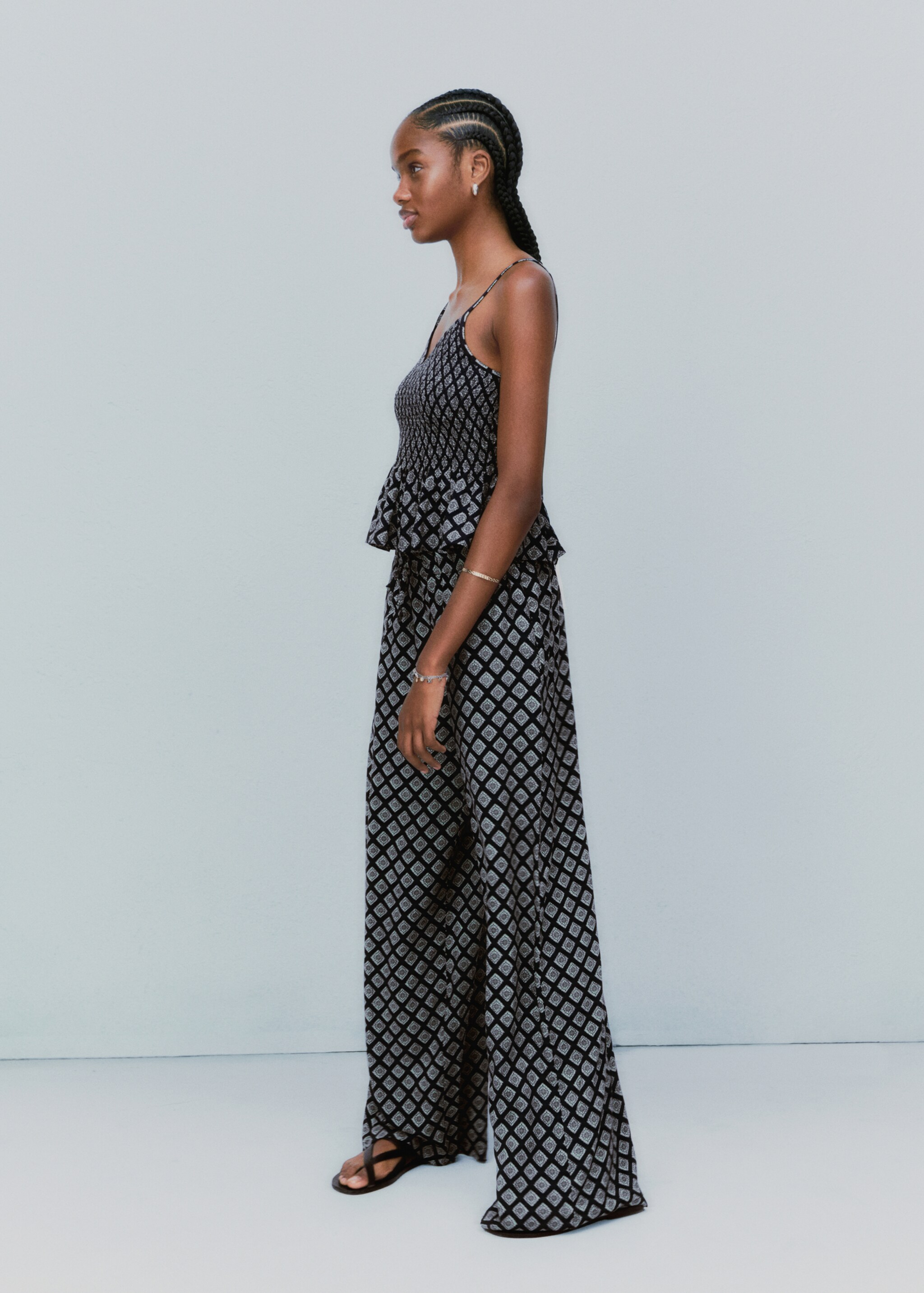 Pantalon droit imprimé - Détail de l'article 5
