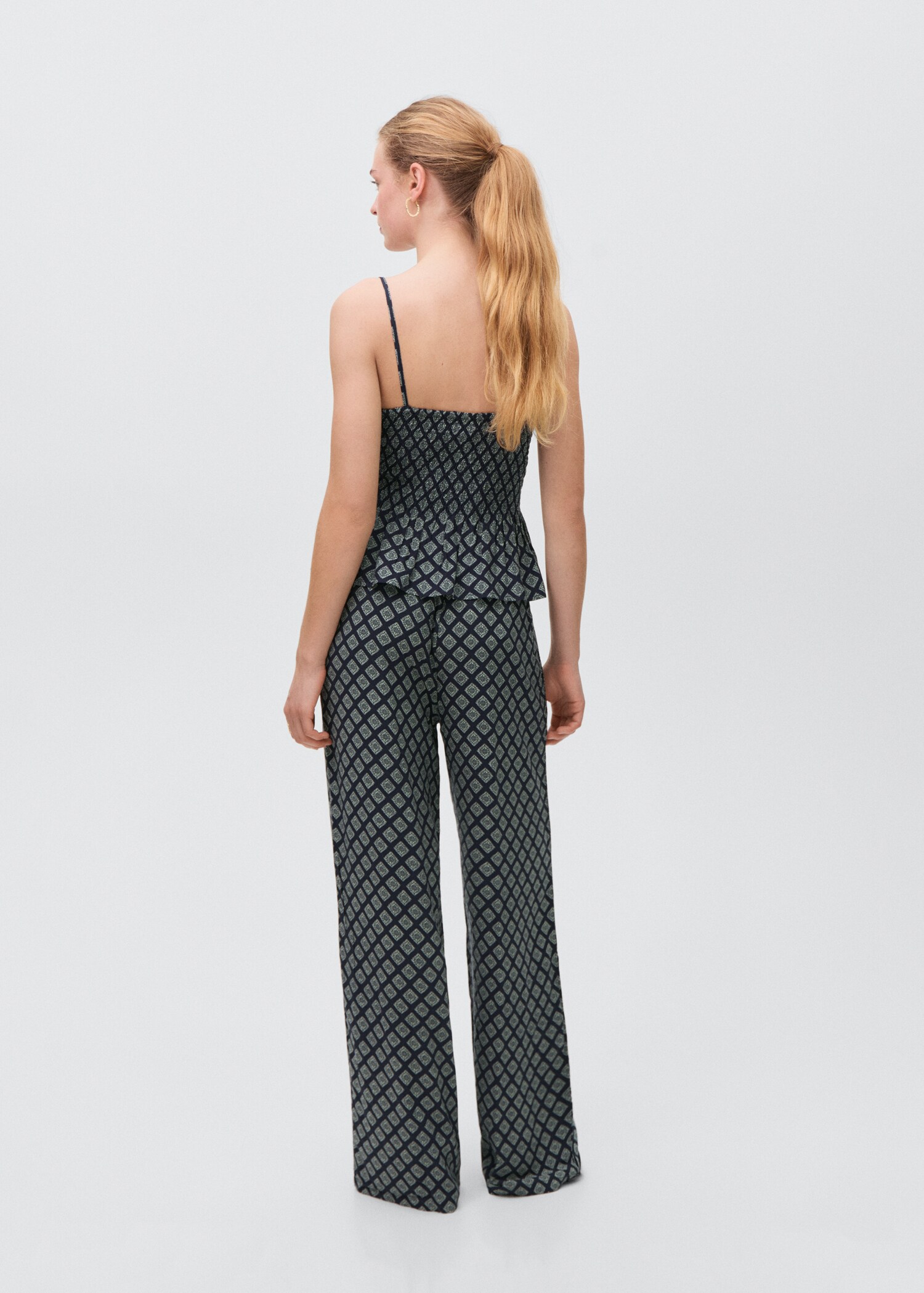 Pantalon droit imprimé - Verso de l’article