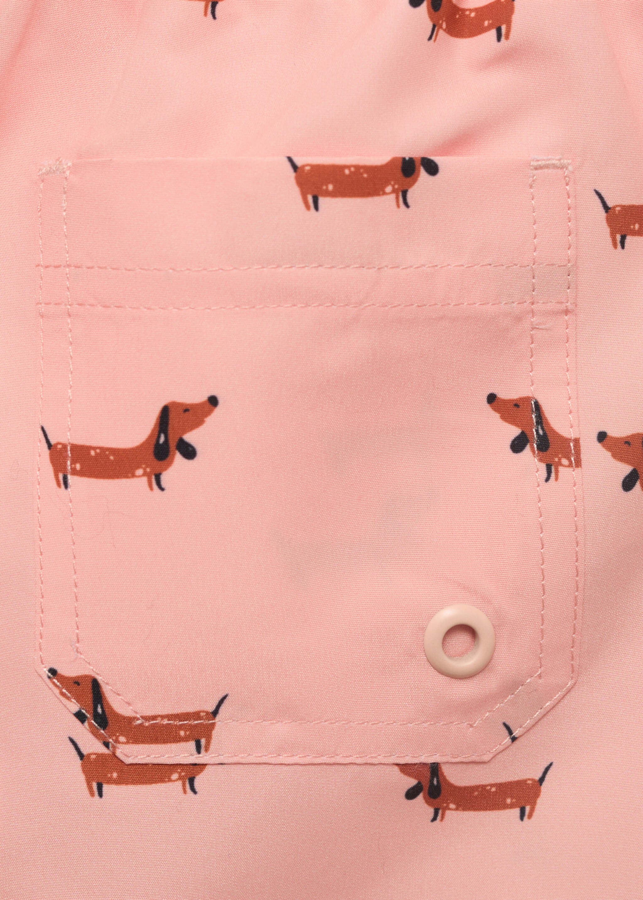 Printed swimming trunks - Details of the article 0