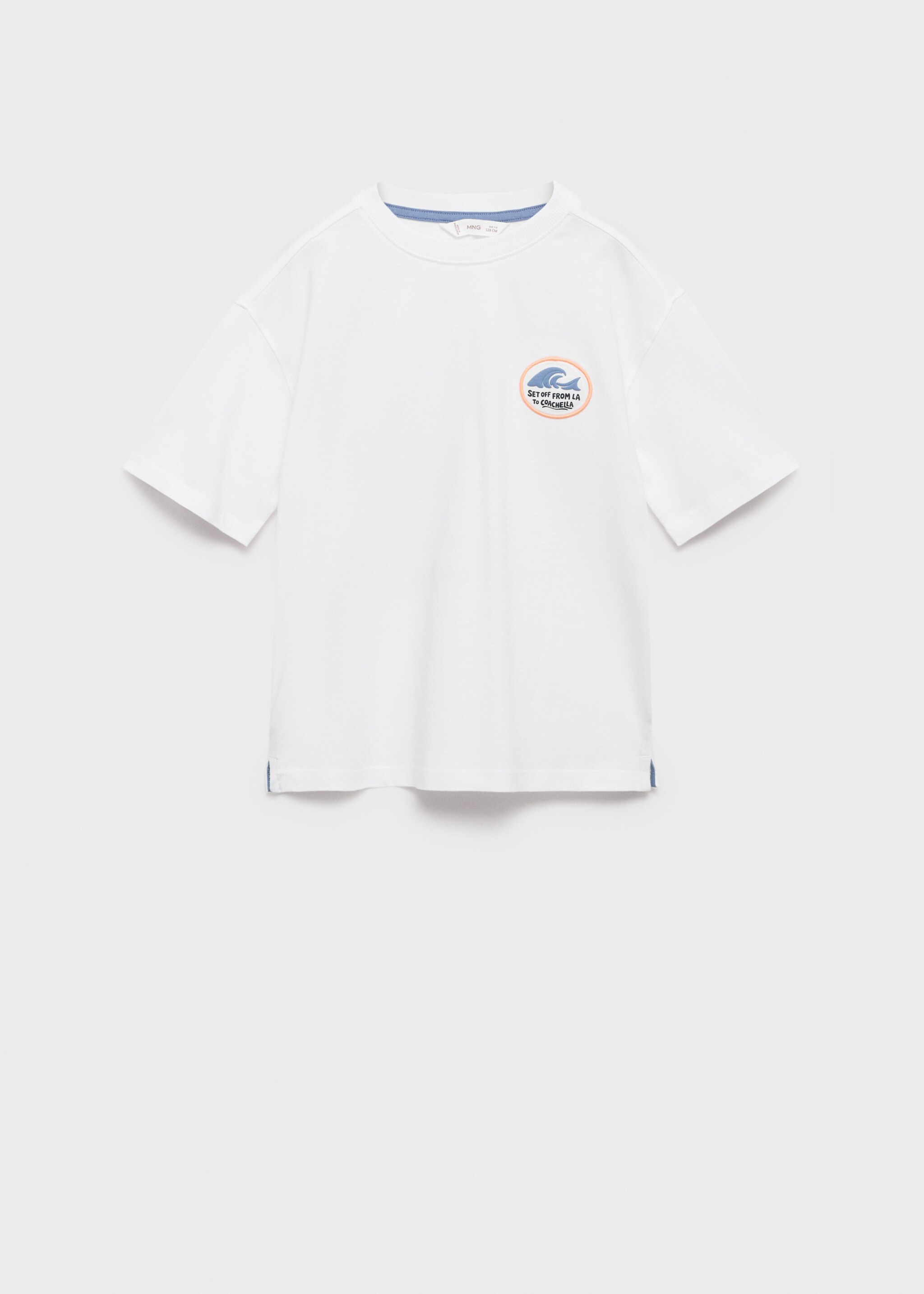 Printed cotton-blend T-shirt - Article without model