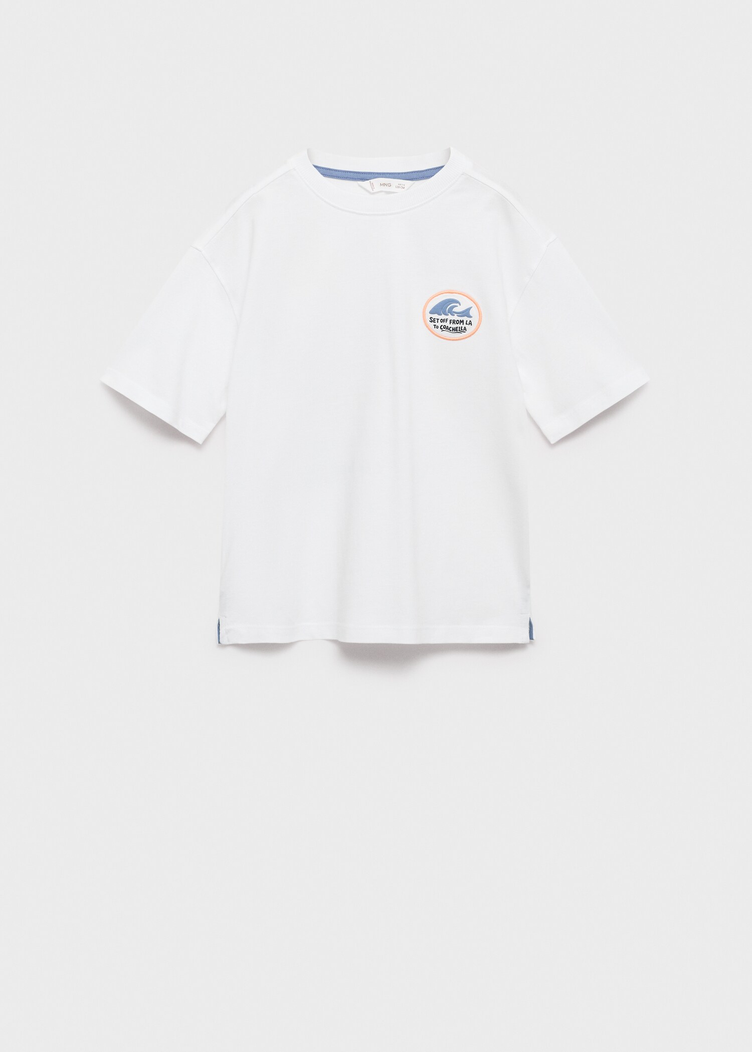 Printed cotton-blend T-shirt - Article without model